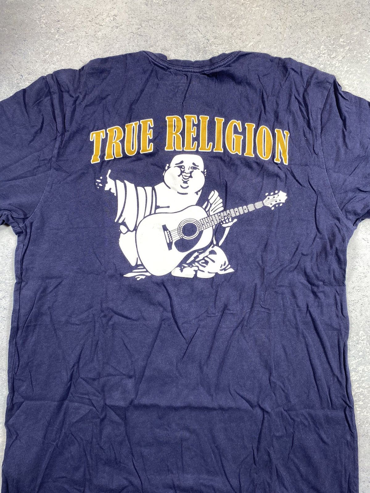 Japanese Brand × True Religion True Religion Men’s Blue T-shirt With Big Centre Logo Size US M / EU 48-50 / 2 - 5 Thumbnail