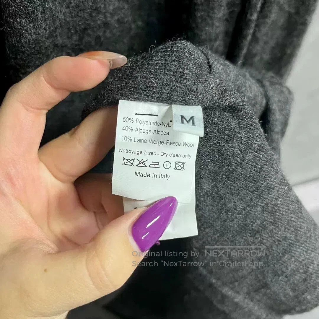 Lanvin lanvin gray long sleeve knitted cardigan. Size US M / EU 48-50 / 2 - 3 Thumbnail