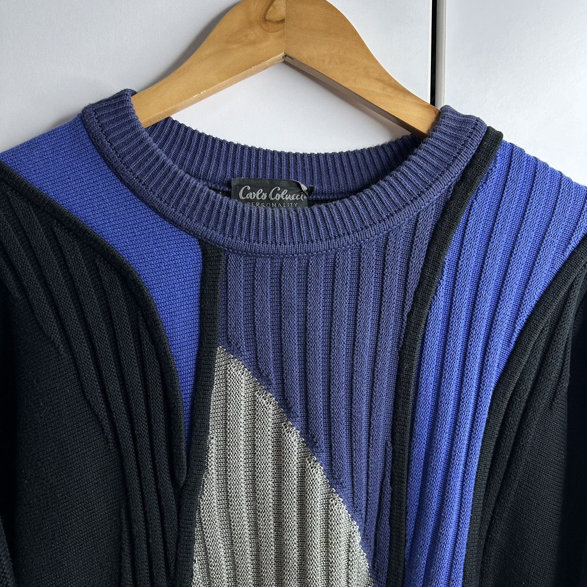 Carlo Colucci Carlo Colucci sweater Vintage Rare Size US M / EU 48-50 / 2 - 2 Thumbnail