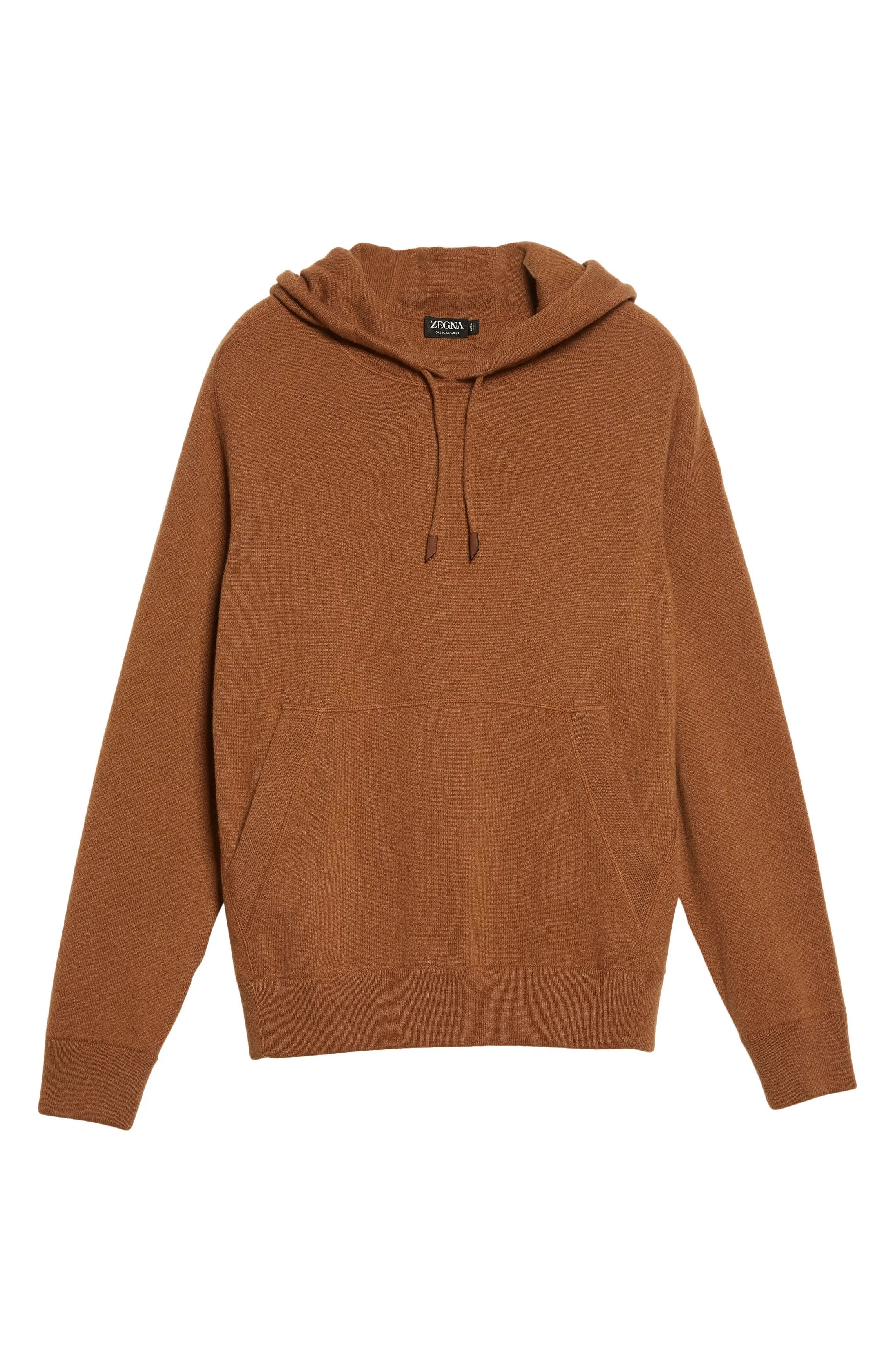 Ermenegildo Zegna o1s1rm0125 Oasi Cashmere Hoodie in Brown | Grailed