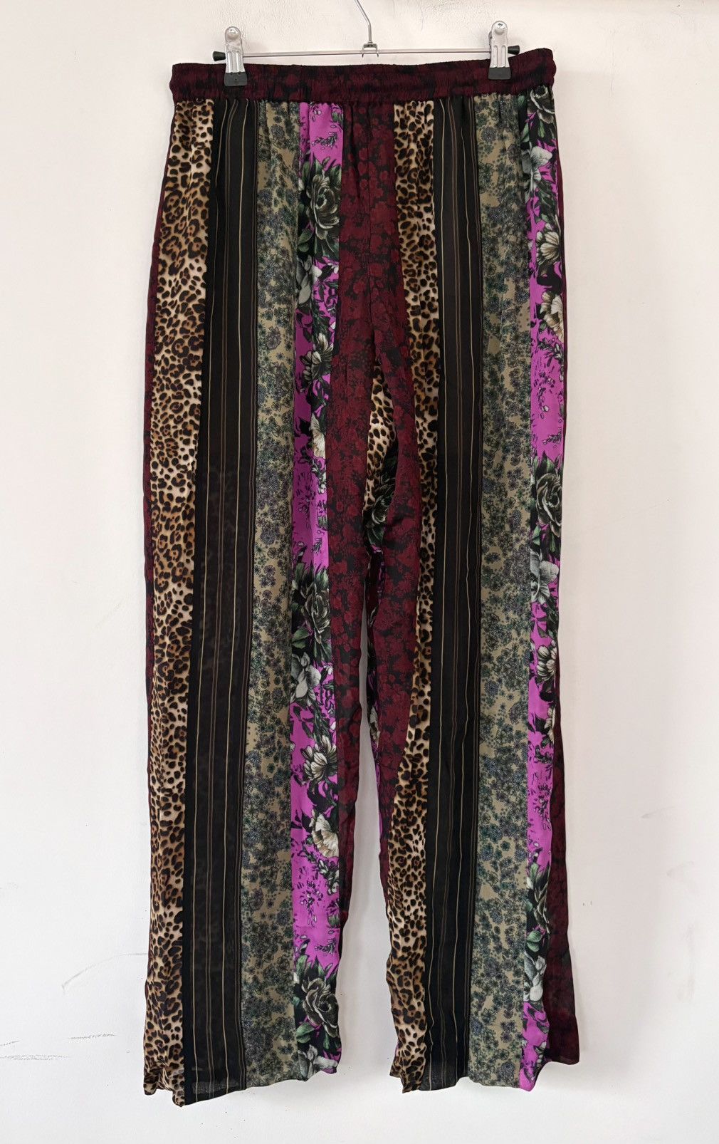 Dries Van Noten 23ss Penny Patch semi sheer leopard floral lounge trousers Size US 32 / EU 48 - 3 Thumbnail