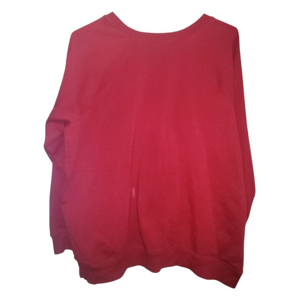 Torrid Torrid Naughty & Nice Christmas Sweatshirt Plus 1X Red Size XL / US 12-14 / IT 48-50 - 3 Thumbnail