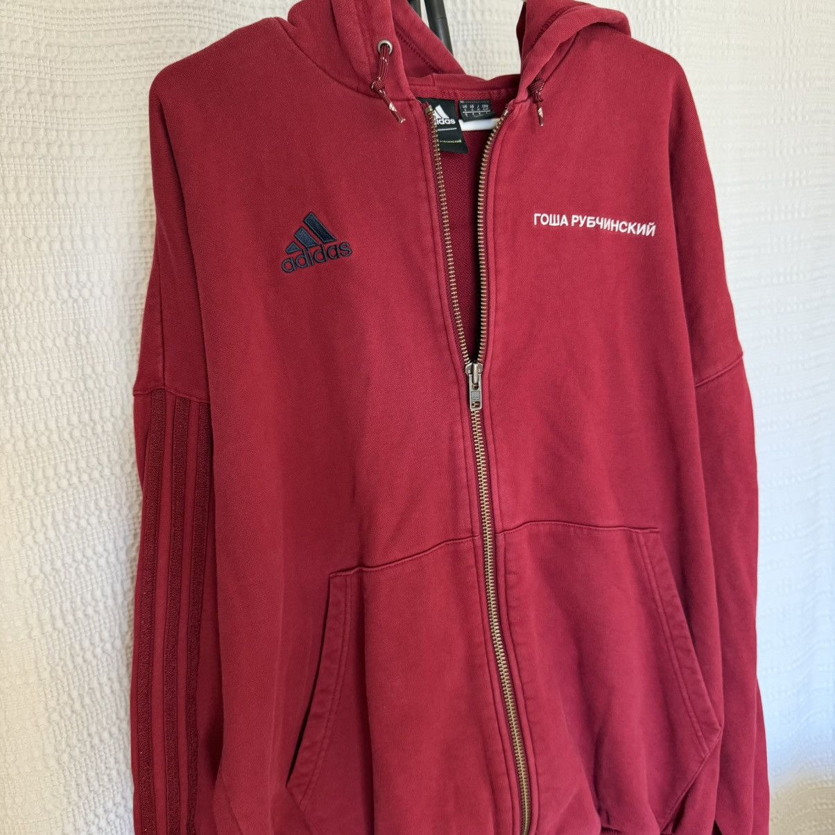 Adidas × Gosha Rubchinskiy Gosha x Adidas Red Zip Up Hoodie Size US S / EU 44-46 / 1 - 5 Thumbnail
