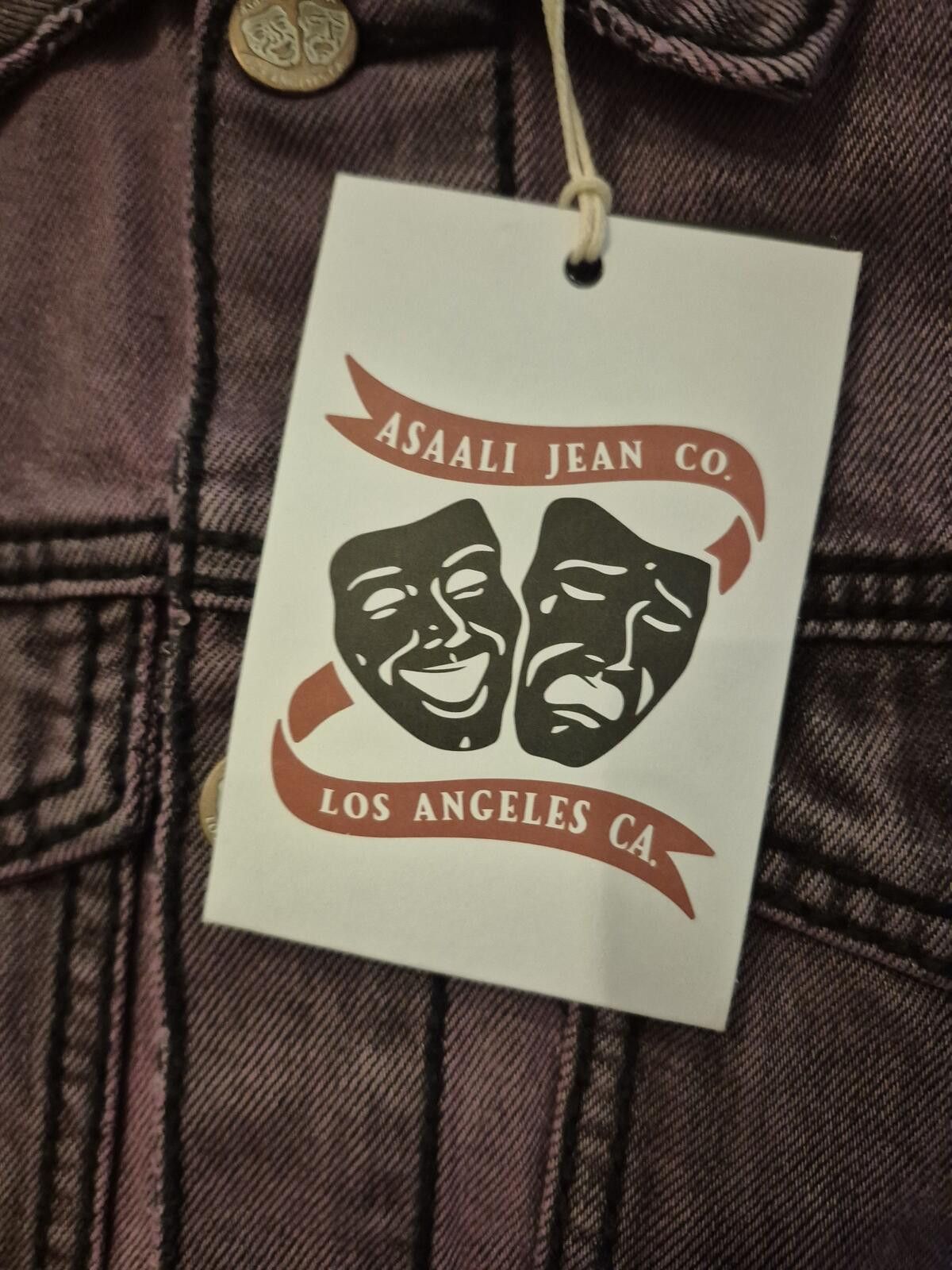 Asaali Asaali Denim Jacket Size New BNWT $350 MSRP Size US L / EU 52-54 / 3 - 3 Thumbnail