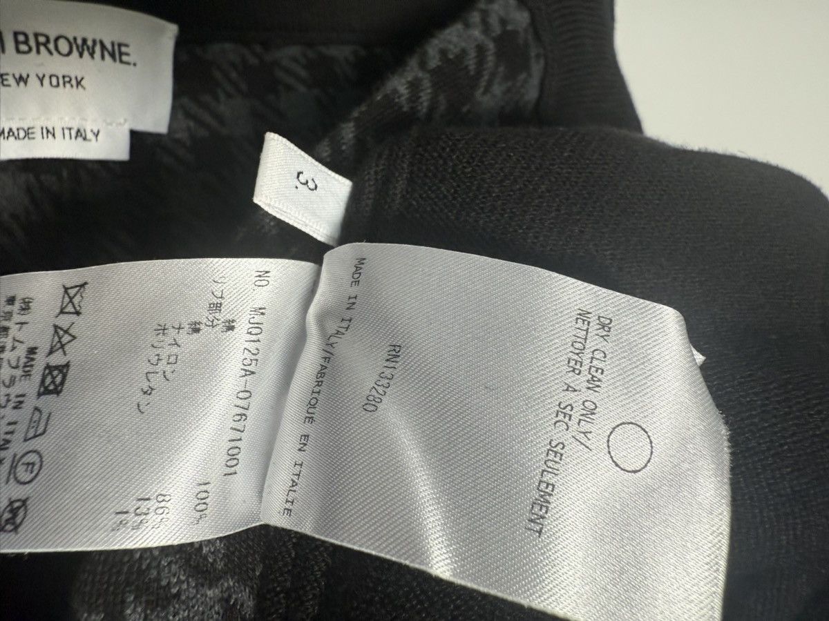 Thom Browne Thom Browne Knit Houndstooth Joggers Size US 34 / EU 50 - 7 Thumbnail