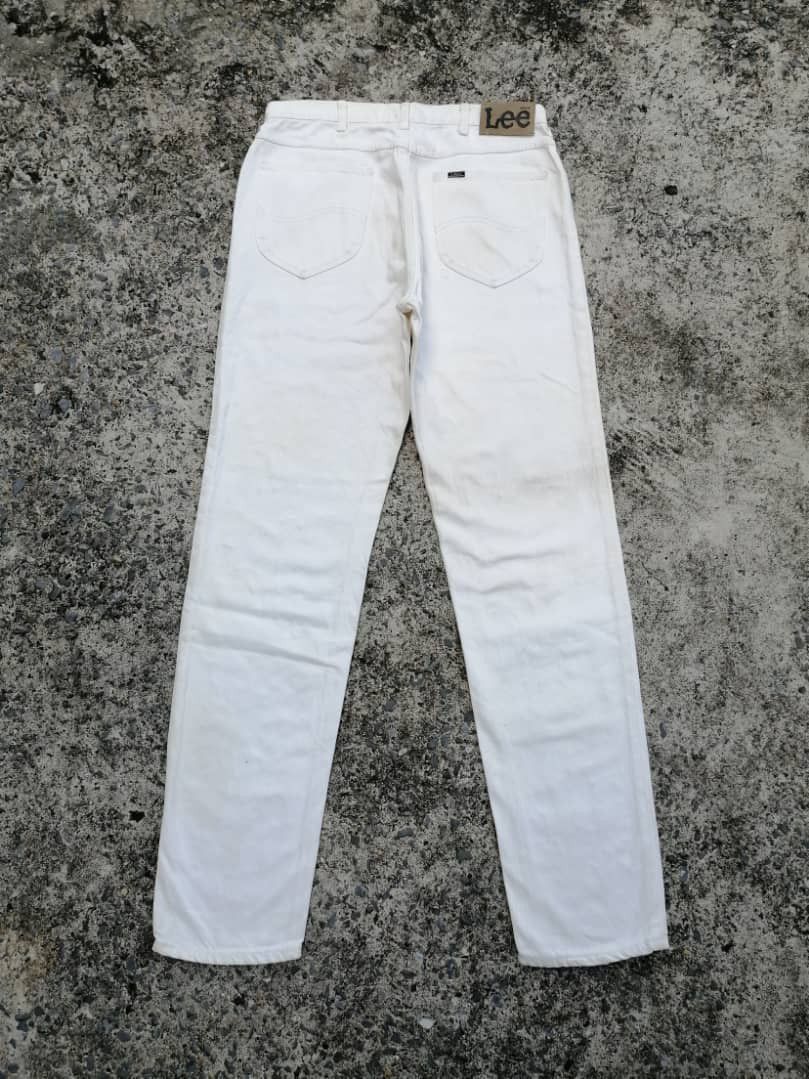 Lee Lee White Pants Size US 31 - 7 Thumbnail