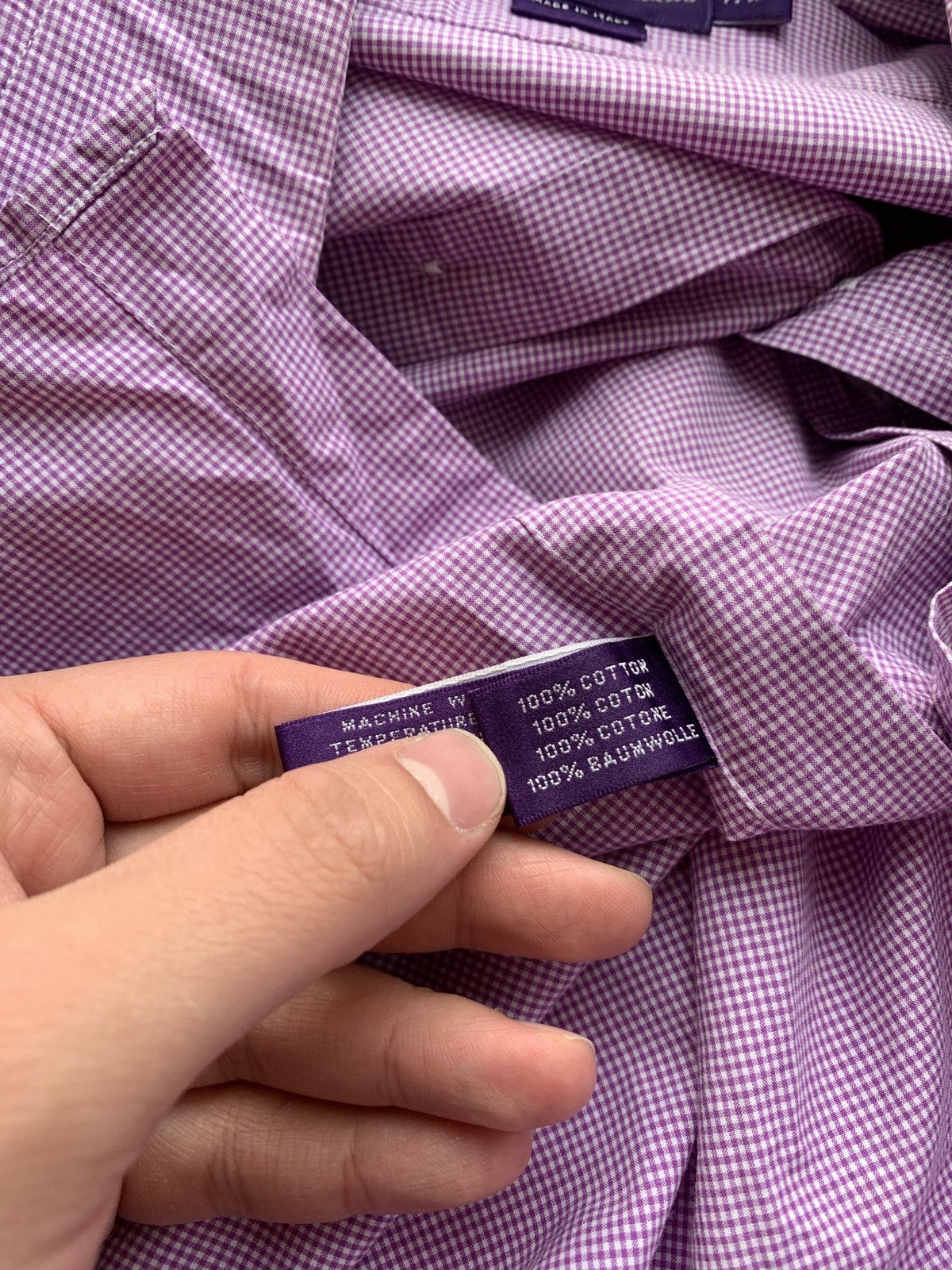 Ralph Lauren Purple Label Ralph Lauren Purple Label Shirt Size US XL / EU 56 / 4 - 7 Thumbnail