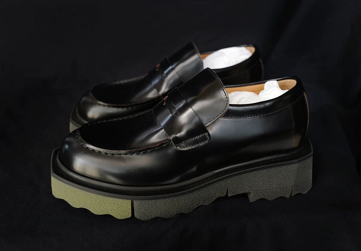 Off-White Off-White Leather Sponge Loafers Size US 7 / EU 40 - 1 Thumbnail