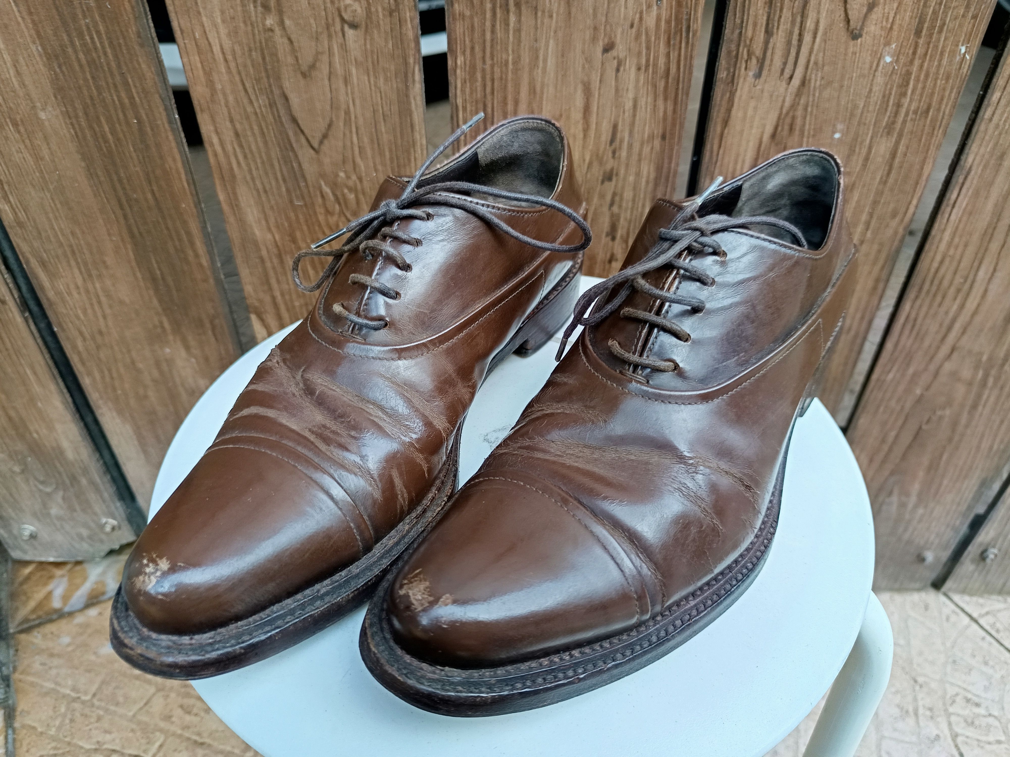 Prada Vintage prada lace up Size US 7 / EU 40 - 1 Thumbnail