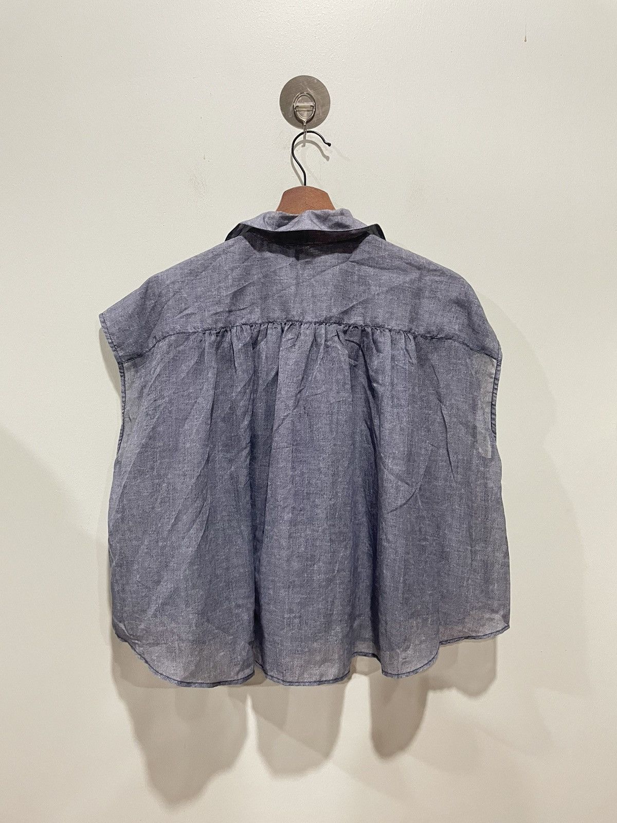 Issey Miyake Kuskus A-NET Blouse Size XS / US 0-2 / IT 36-38 - 2 Thumbnail