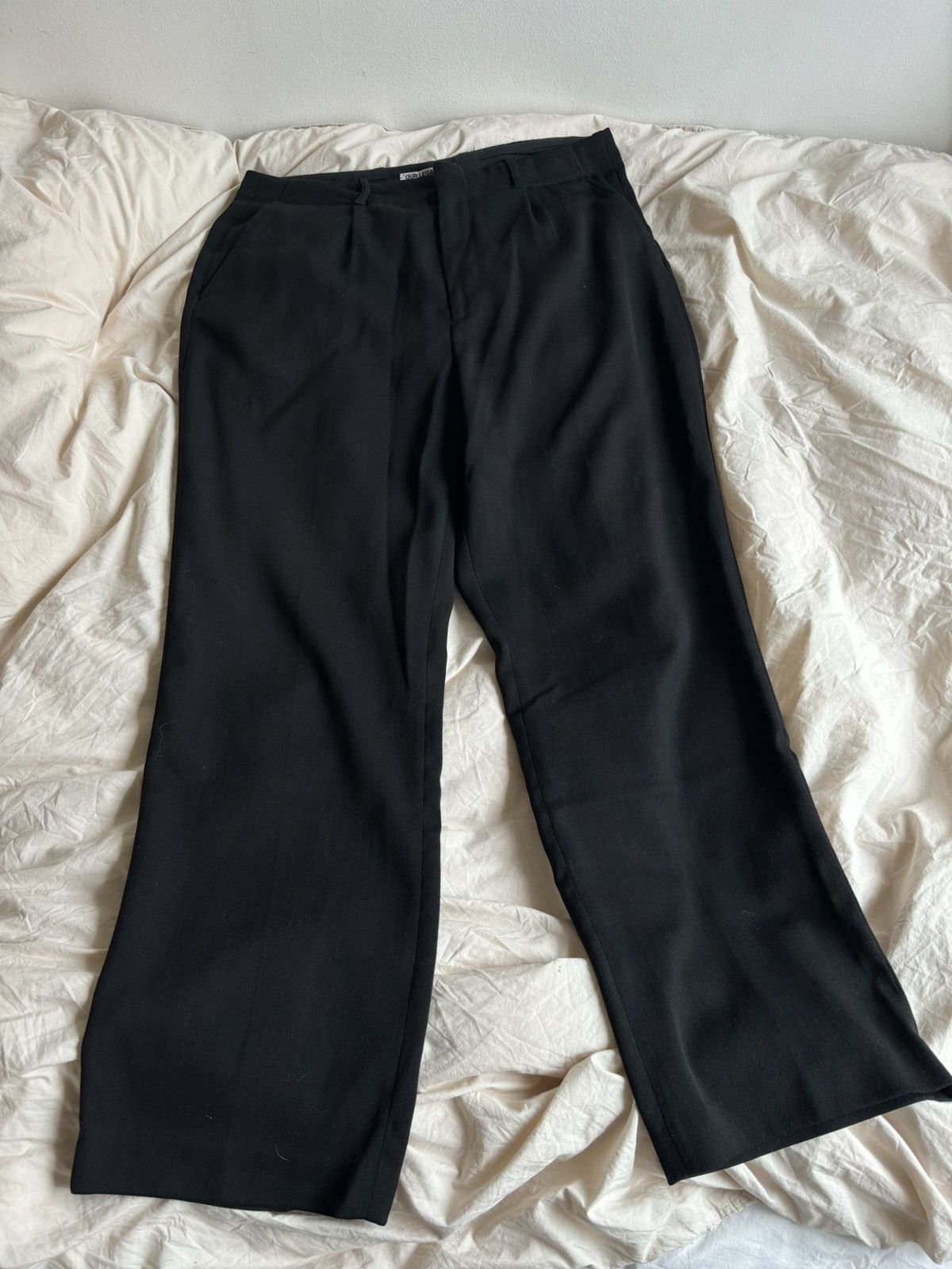 Pre-owned Our Legacy Borrowed Chino In Black