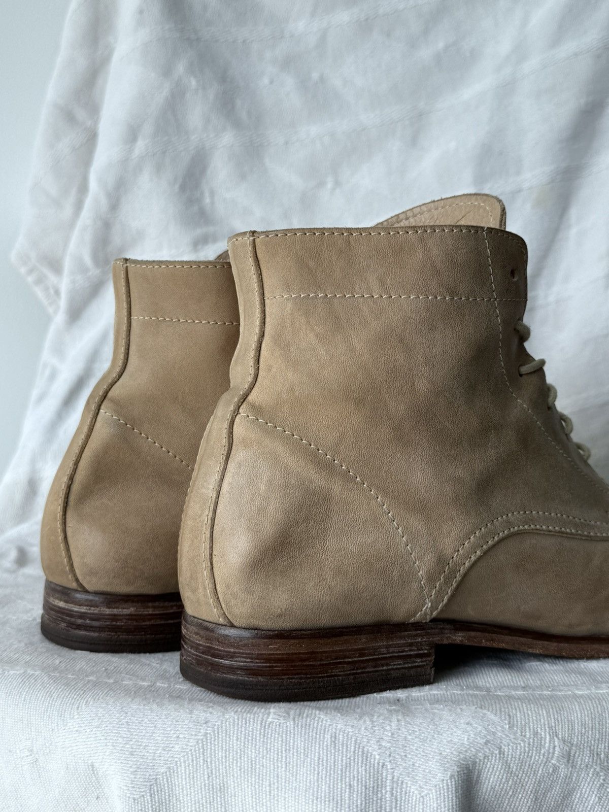 MoMA Avant Garde MoMA Guidi Style Distressed Leather Boots Size US 9 / EU 42 - 3 Thumbnail