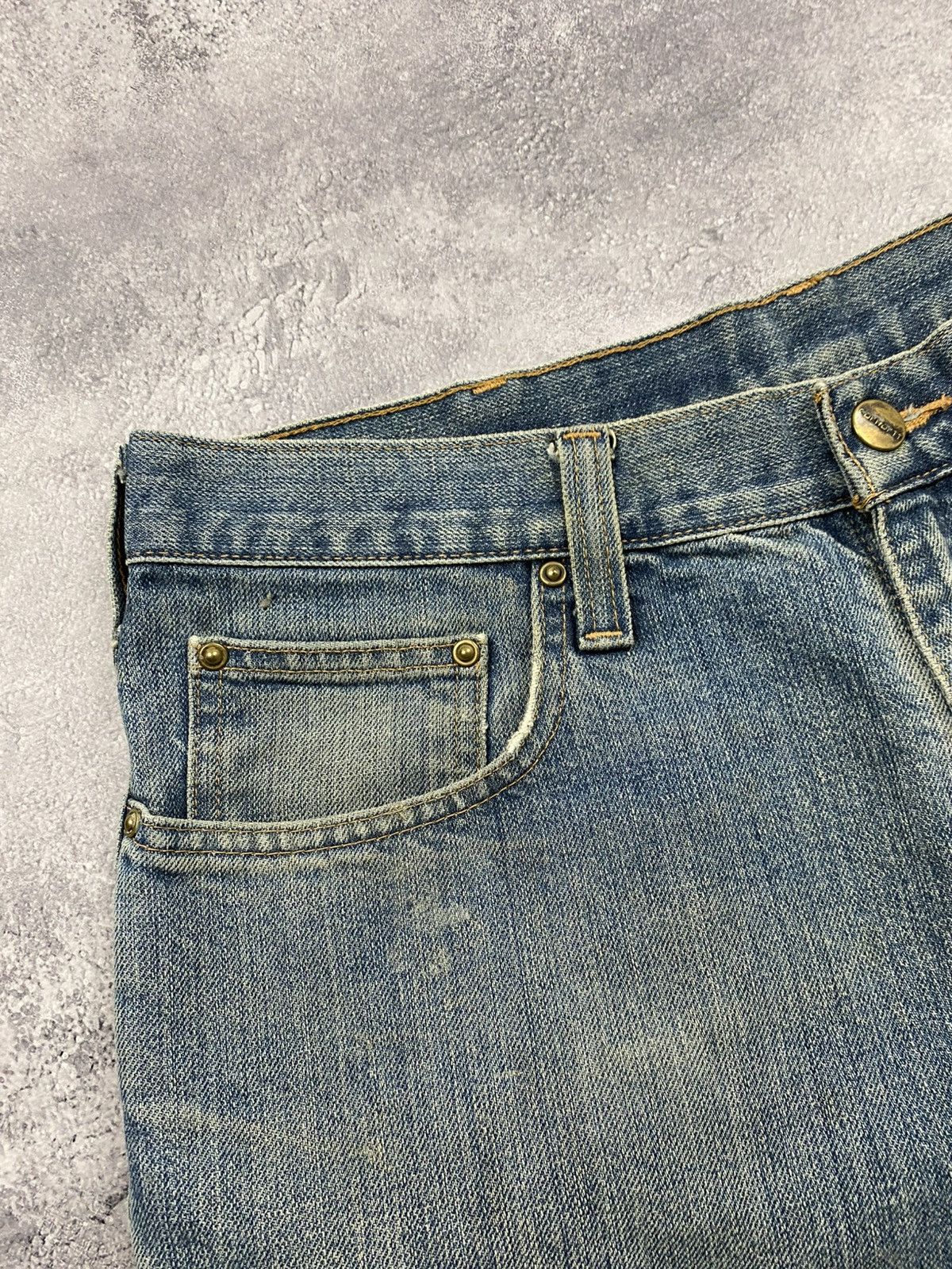 Carhartt Vintage Carhartt Denim Shorts Workwear Y2K Rare Faded 90s Size US 34 / EU 50 - 7 Thumbnail