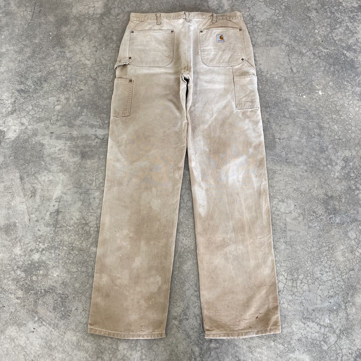 Carhartt VTG Carhartt Double Knee Faded Dirty Carpenter Pants Size US 36 / EU 52 - 17 Thumbnail