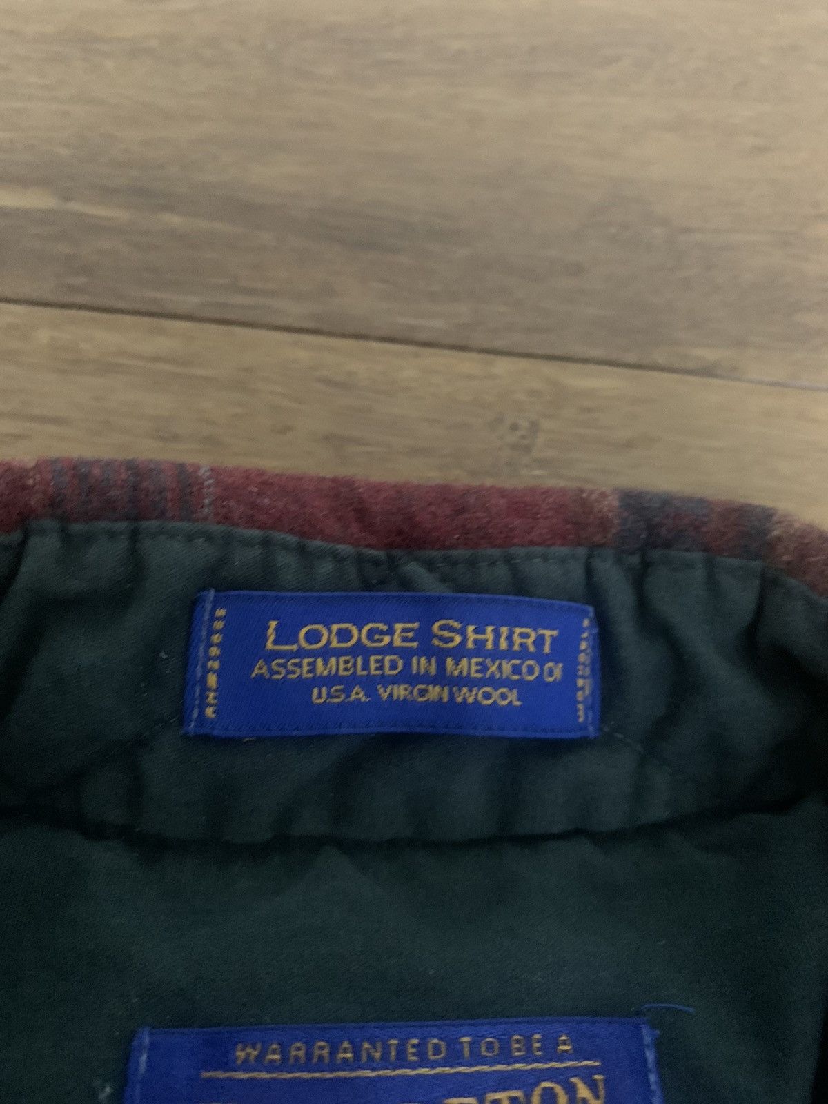 Pendleton × Vintage Vintage Pendleton Lodge Shirt Plaid Button Up Size US XL / EU 56 / 4 - 3 Thumbnail