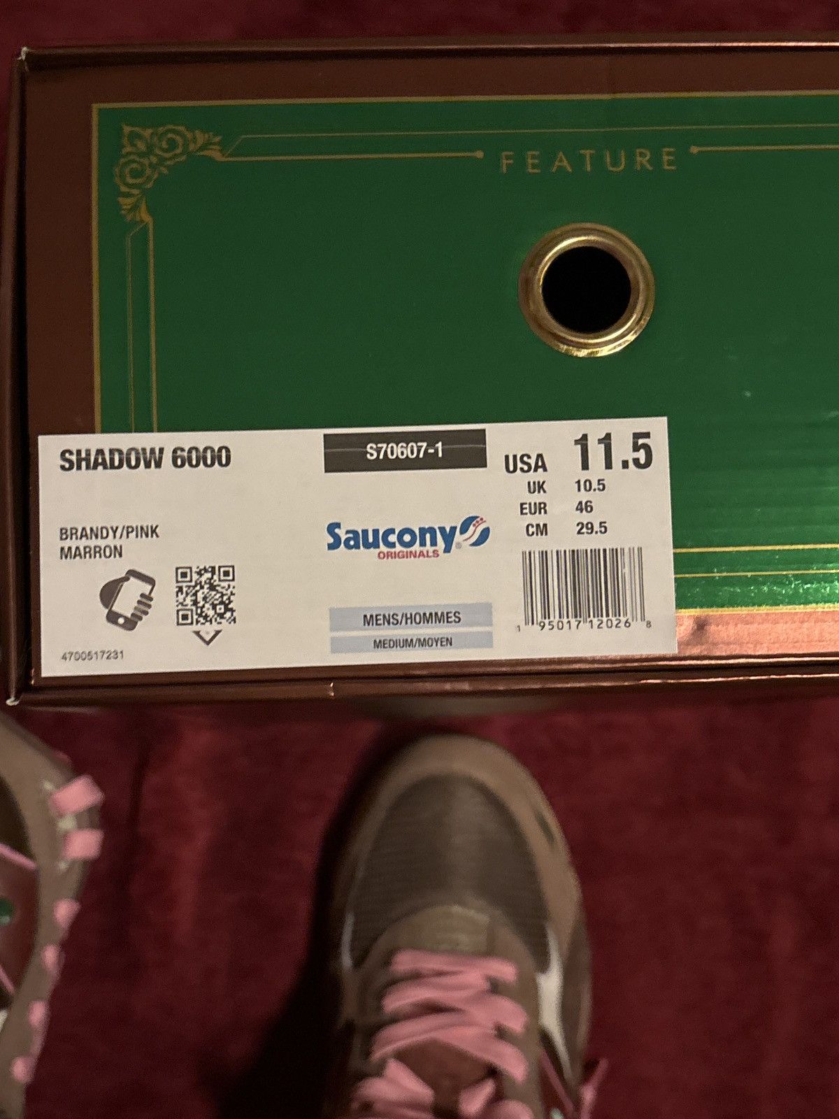 Feature Feature X Saucony Shadow 6000 New Size 11.5 Size US 11.5 / EU 44-45 - 7 Thumbnail
