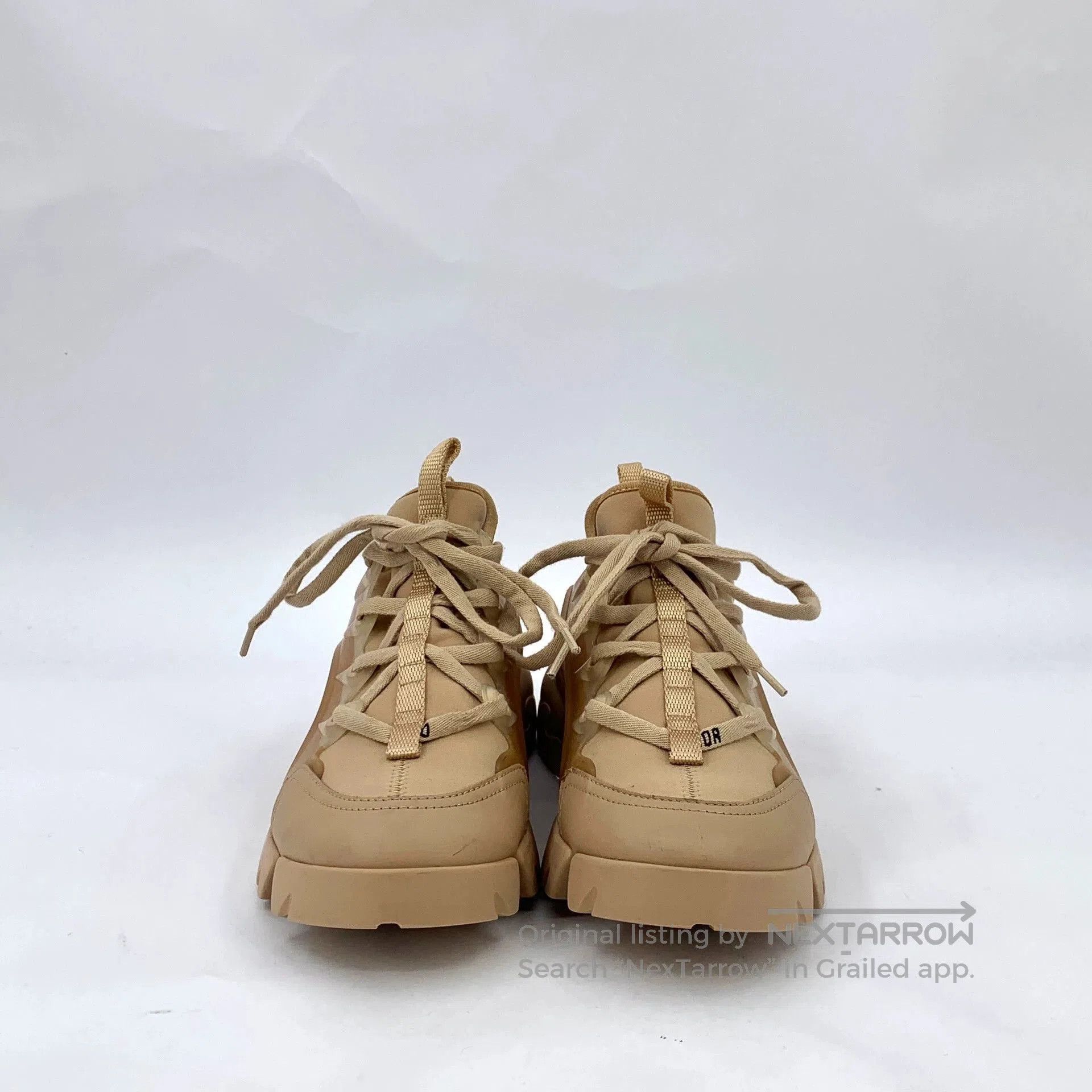 Dior Dior D-Connect Nude Leisure Sneakers. Size US 6.5 / EU 39-40 - 3 Thumbnail