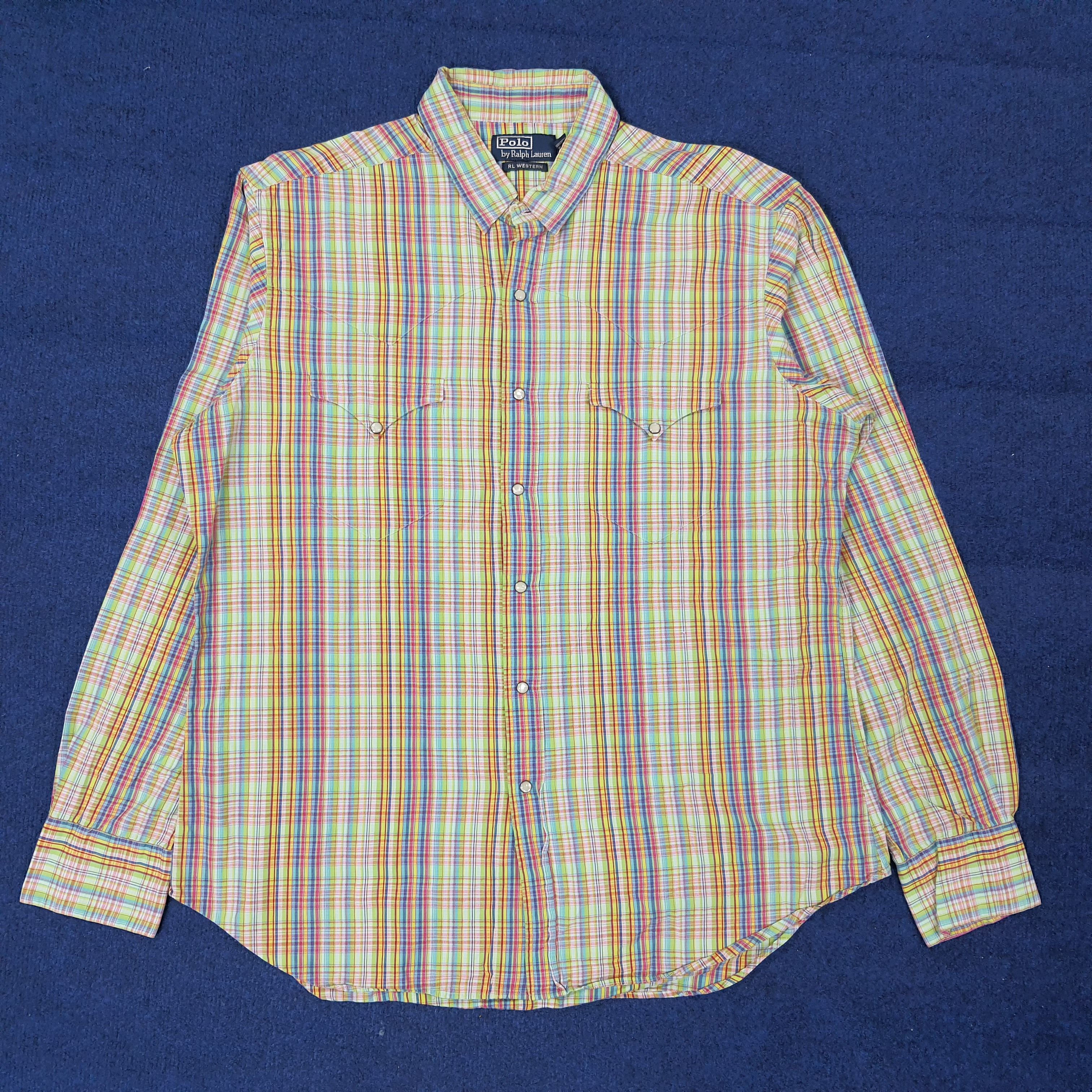 Polo Ralph Lauren Vintage Polo by Ralph Lauren Button Up Shirt C223N41 Size US L / EU 52-54 / 3 - 1 Thumbnail