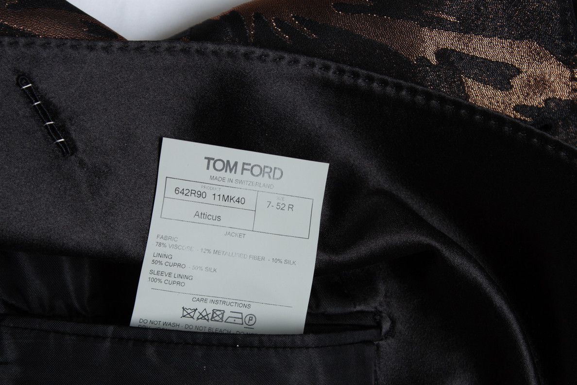 Tom Ford Tom Ford, Atticus copper tuxedo dinner jacket Size 52R - 10 Thumbnail