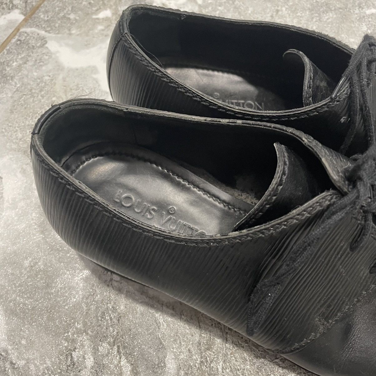 Louis Vuitton LOUIS VUITTON Shoes Loafers LV Logo boots black old money Size US 8.5 / EU 41-42 - 12 Thumbnail
