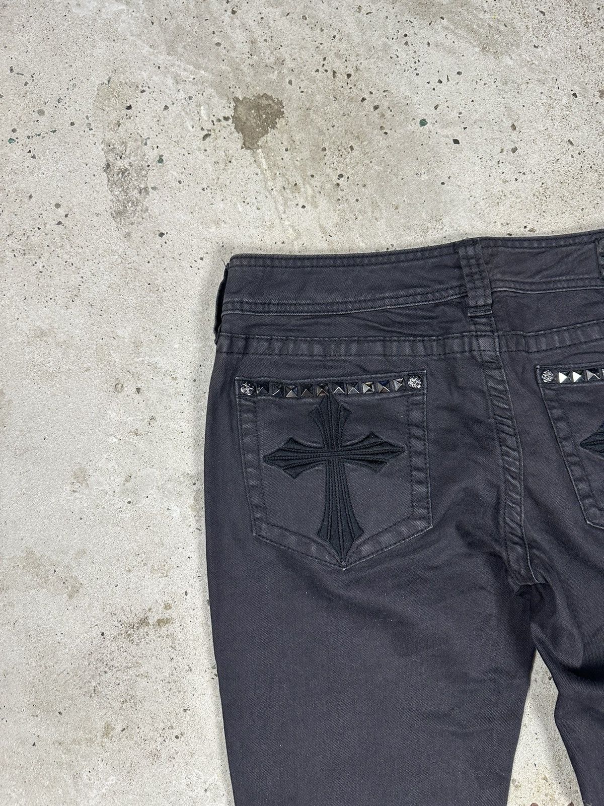 Affliction Affliction Los Angeles Raquel Black Denim Pants Size US 30 / EU 46 - 13 Thumbnail