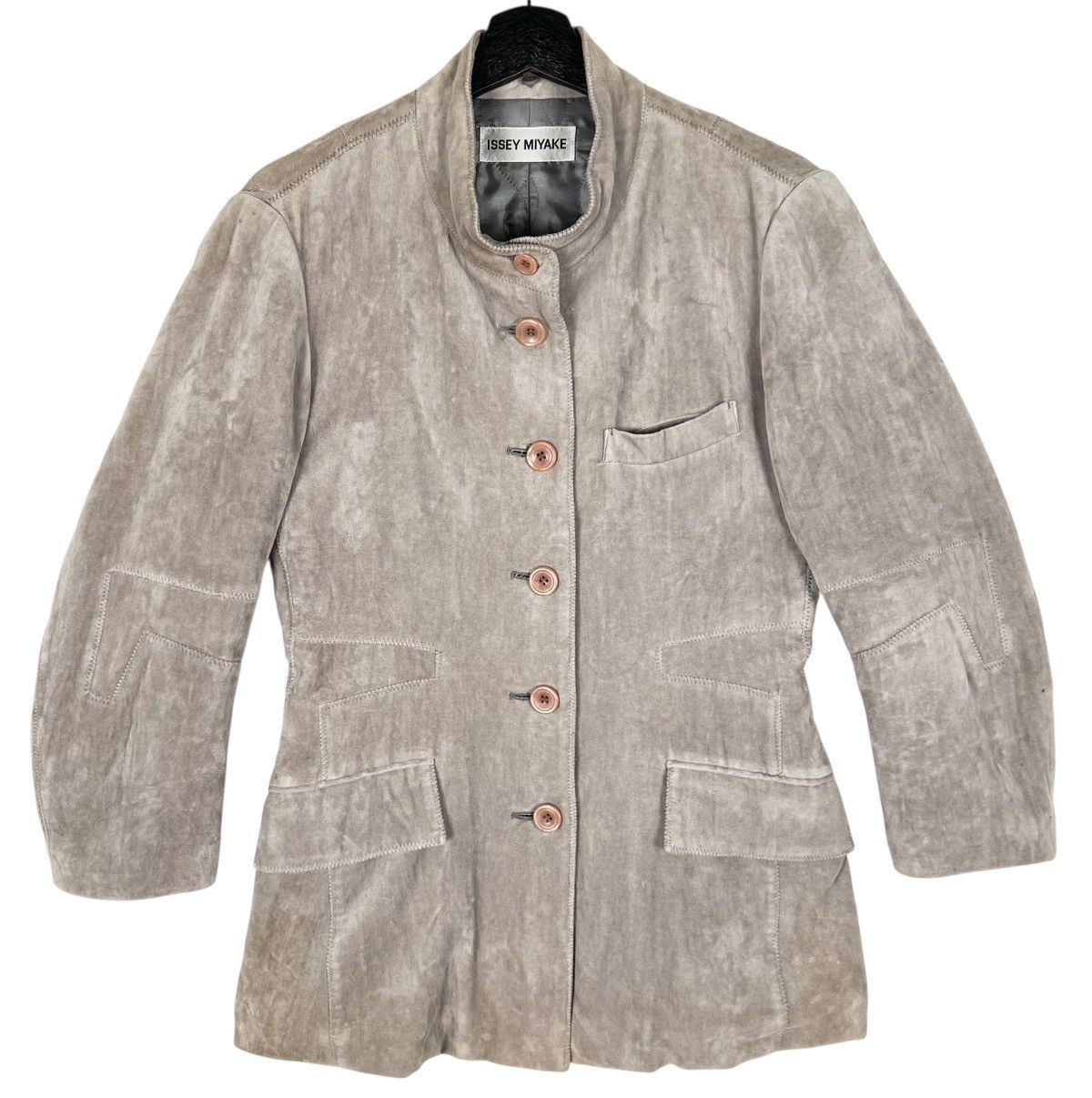 Issey Miyake Issey Miyake Women Velvet Blazer Jacket Size M / US 6-8 / IT 42-44 - 5 Thumbnail