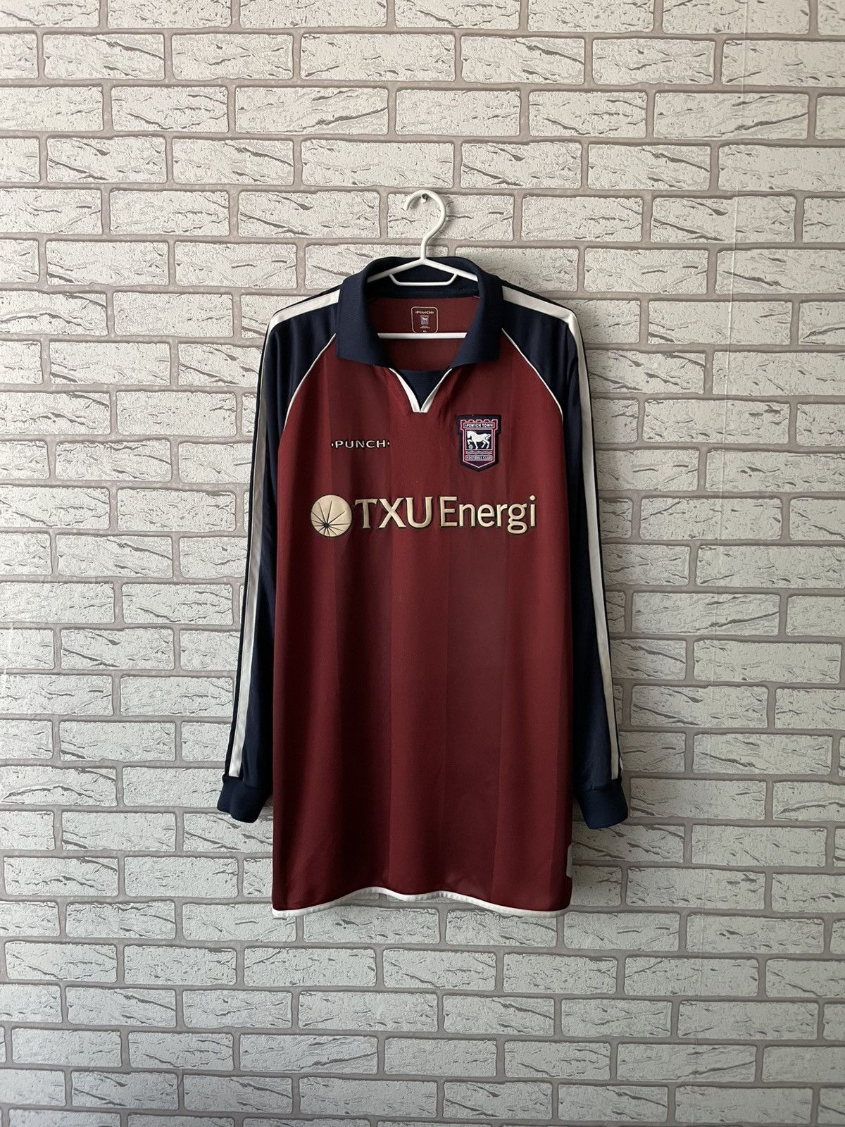 Vintage Ipswich Town 2002 2003 2004 Shirt Jersey Long Sleeve Punch Size US XL / EU 56 / 4 - 1 Thumbnail