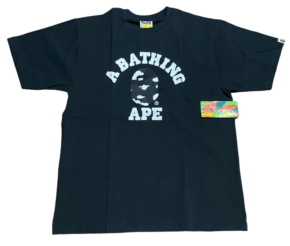 Bape BAPE APE HEAD black tee Size US L / EU 52-54 / 3 - 1 Thumbnail