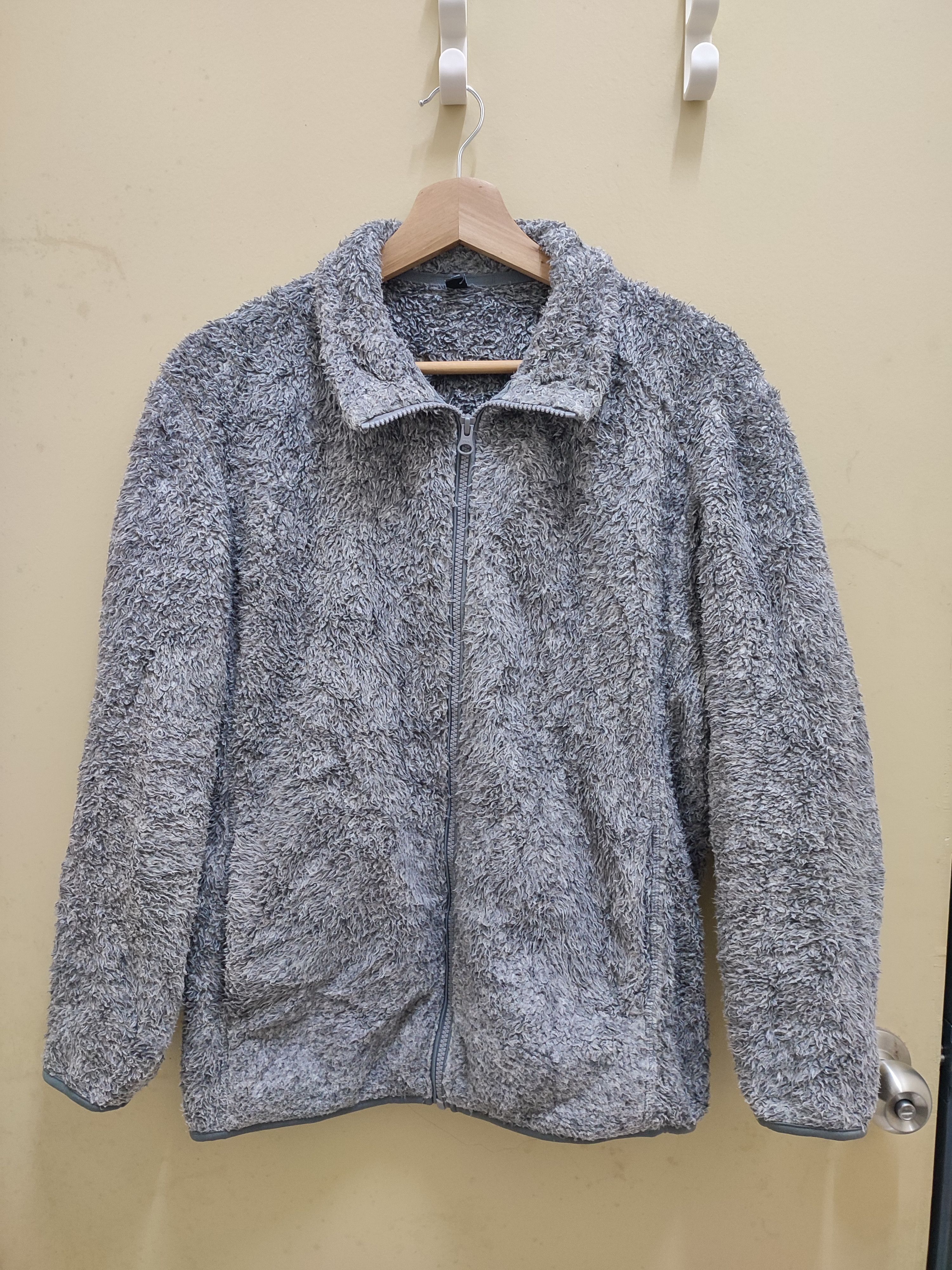 Uniqlo 💥Rare Uniqlo Grey Fleece Zip Up Jackets Size US S / EU 44-46 / 1 - 1 Thumbnail
