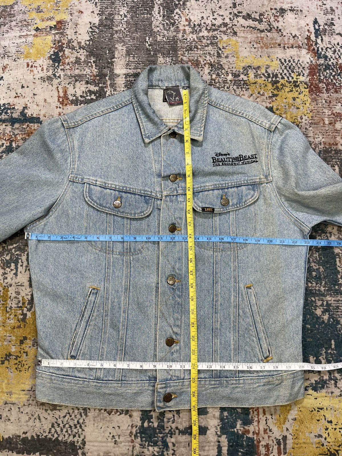 Lee Vtg 90s Lee x Disney Beauty And The Beast Denim Jacket Size US M / EU 48-50 / 2 - 3 Thumbnail
