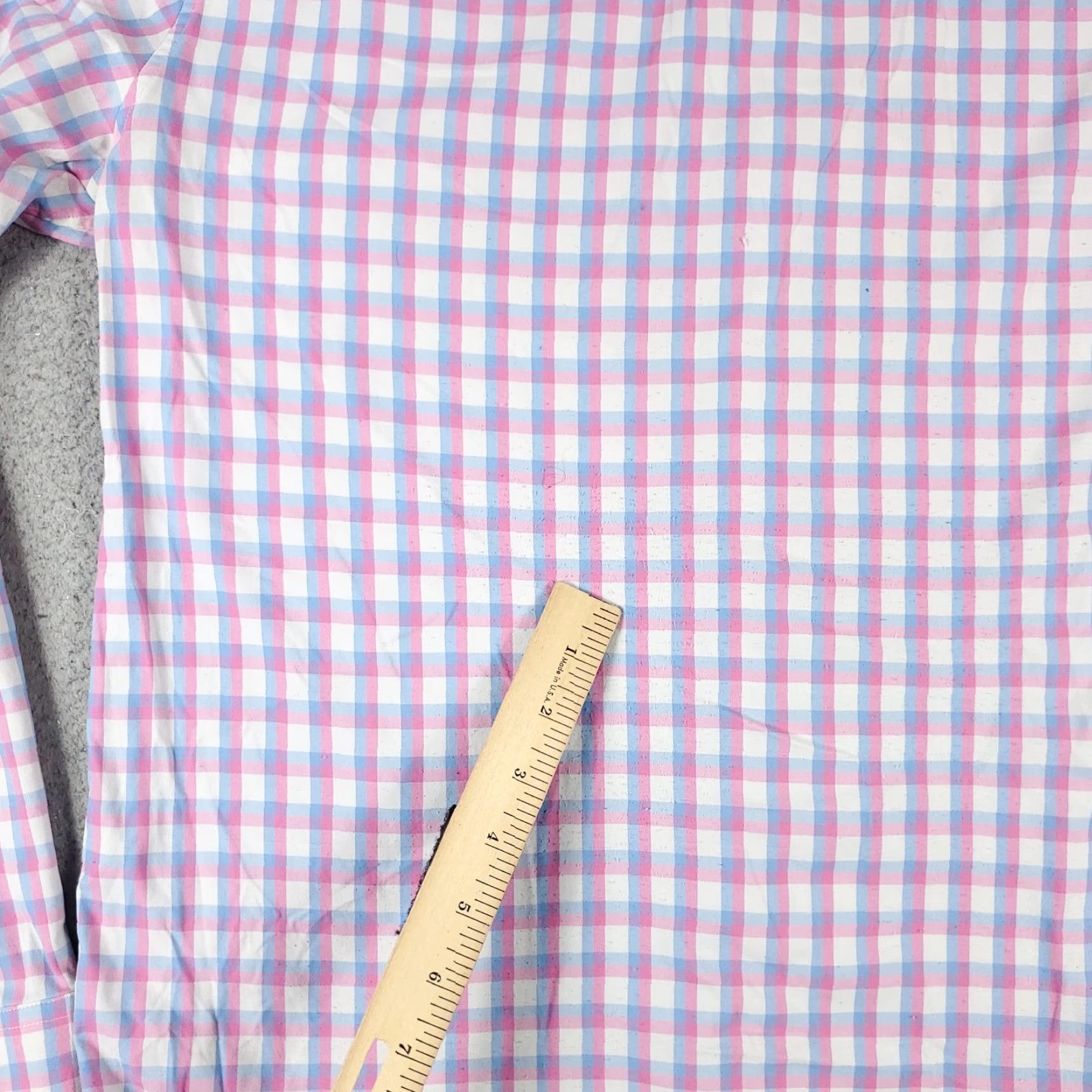 Bonobos Bonobos Shirt Mens Large Blue Pink Plaid Casual Button Up Long Sleeve Size US L / EU 52-54 / 3 - 6 Thumbnail