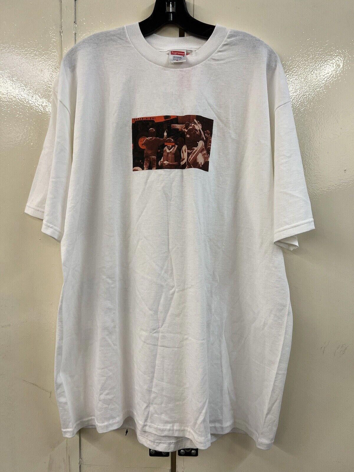 Supreme 2001 Supreme Protest Tee Carabinieri Carlo Giuliani XL Size US XL / EU 56 / 4 - 2 Thumbnail