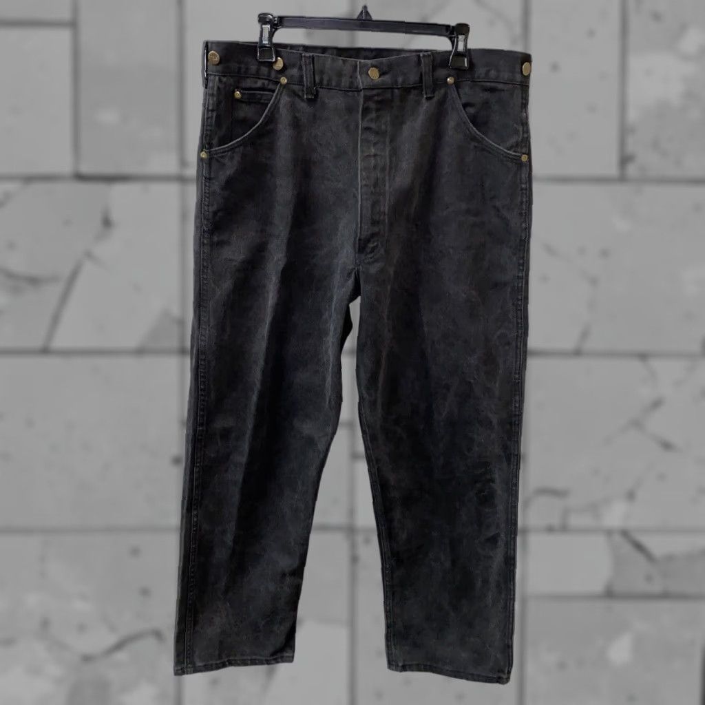 Vintage VINTAGE Key Denim Jeans Size 38x30 Black USA Made Mens Size US 38 / EU 54 - 1 Thumbnail