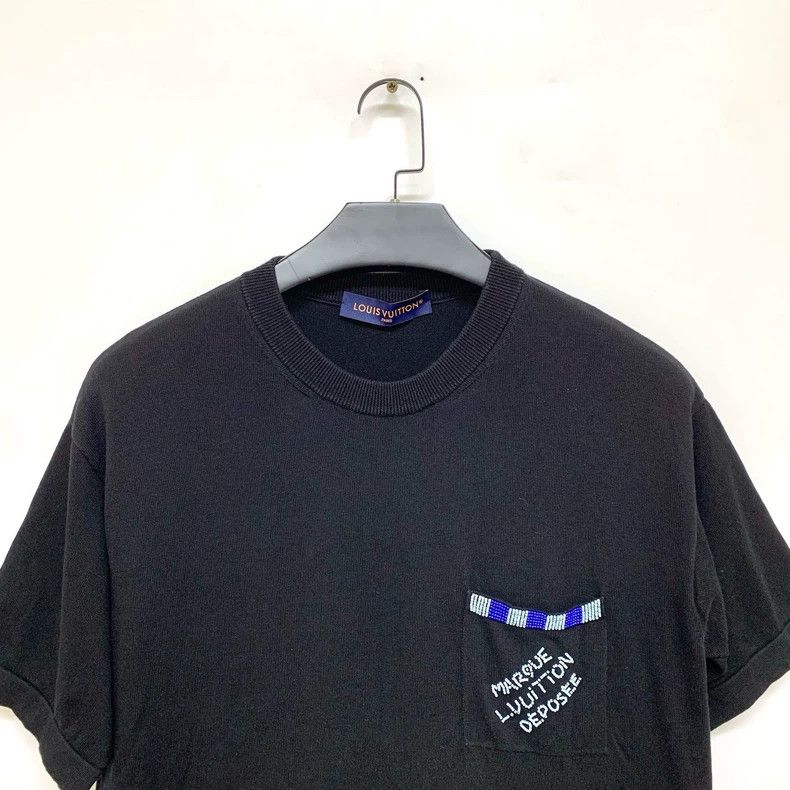Louis Vuitton Louis Vuitton Black knit short sleeves Size US S / EU 44-46 / 1 - 3 Thumbnail