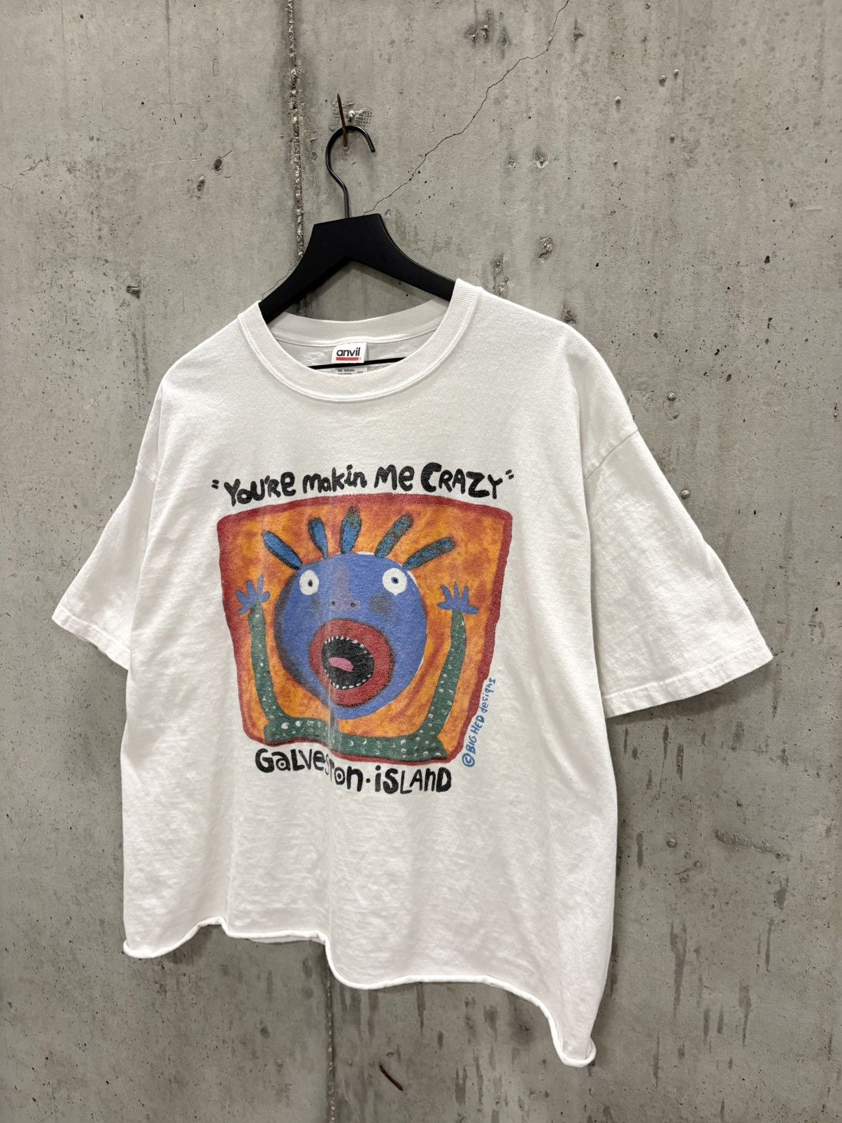Vintage Vintage Makin Me Crazy Shirt Thrashed Faded Grunge Band Boxy Size US XL / EU 56 / 4 - 2 Thumbnail