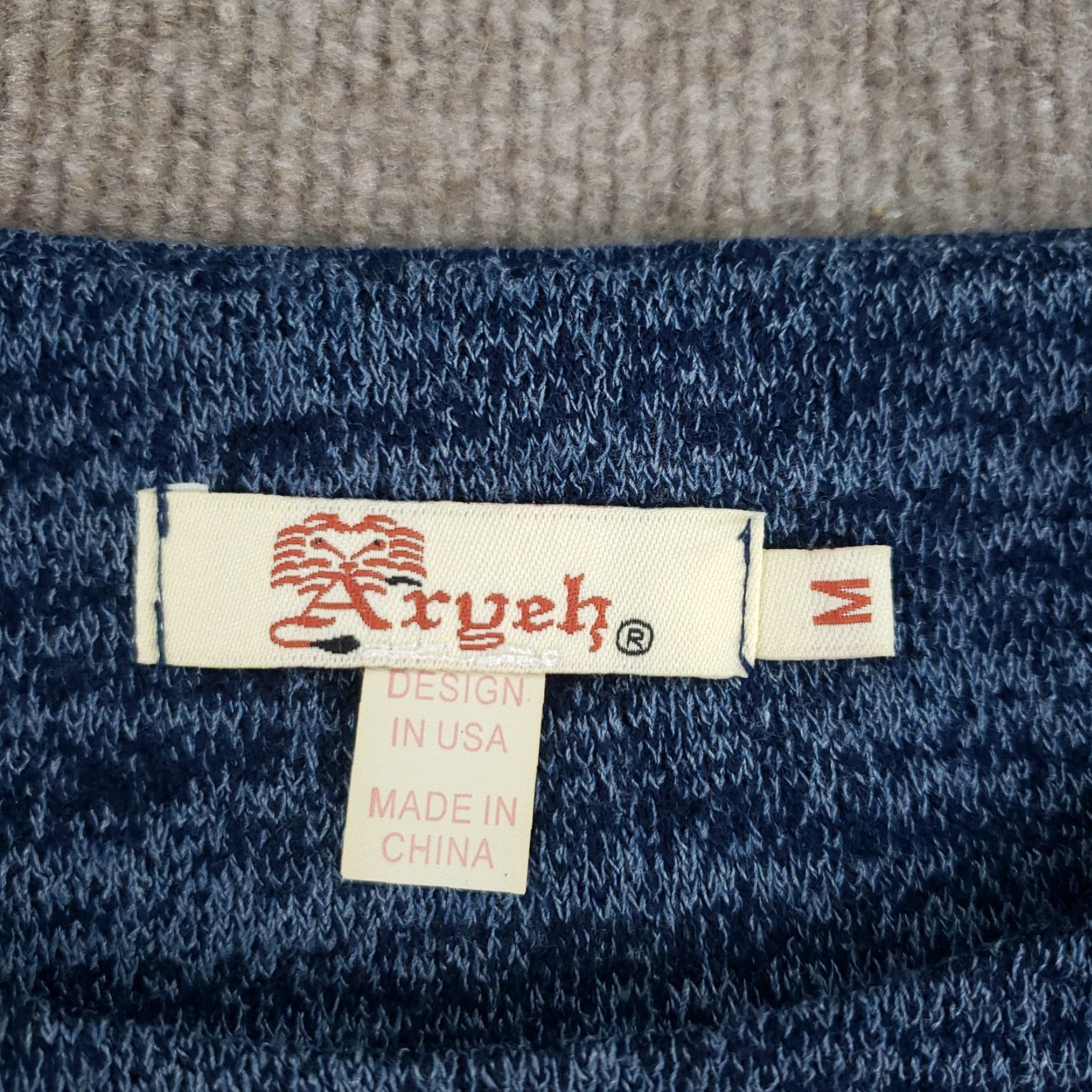 Vintage Aryeh Sweater Dress Womens Medium Blue Shift 1/2 Sleeve Stretch Casual Knit Size M / US 6-8 / IT 42-44 - 6 Thumbnail