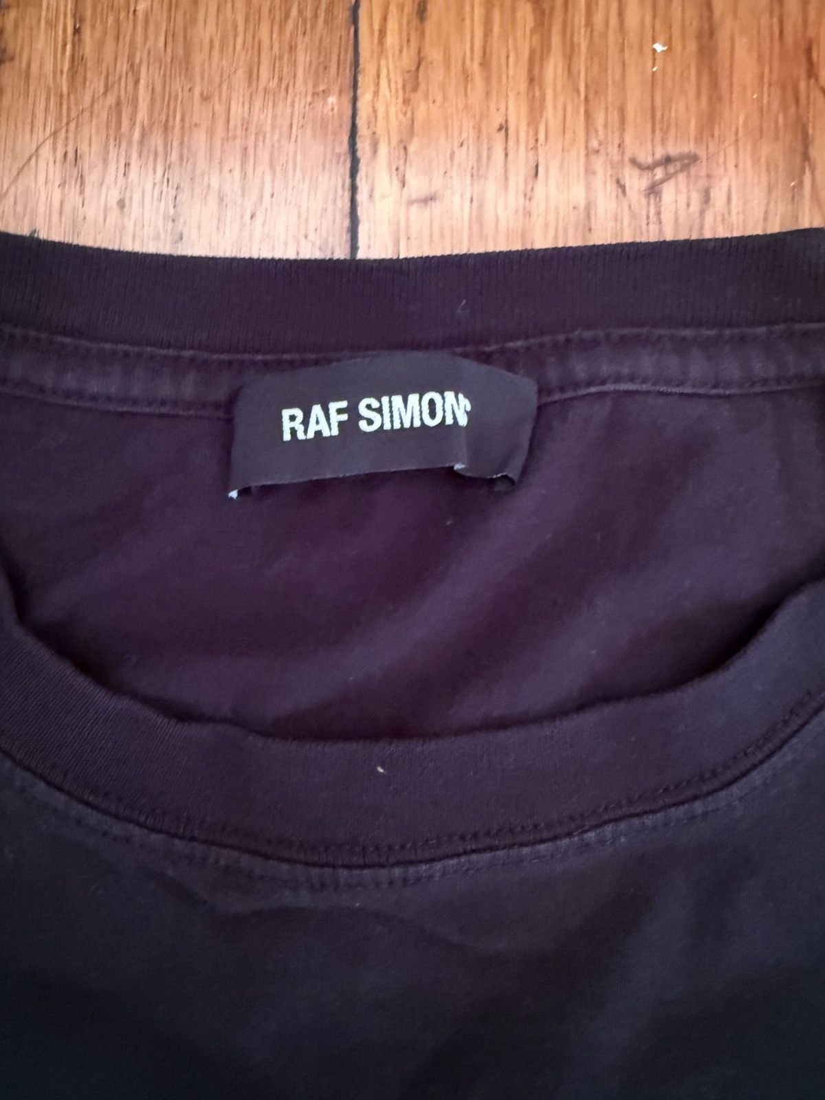 Raf Simons Raf Simons “BURNING DOWN THE HOUSE LOGO T-SHIRT Size US M / EU 48-50 / 2 - 4 Thumbnail