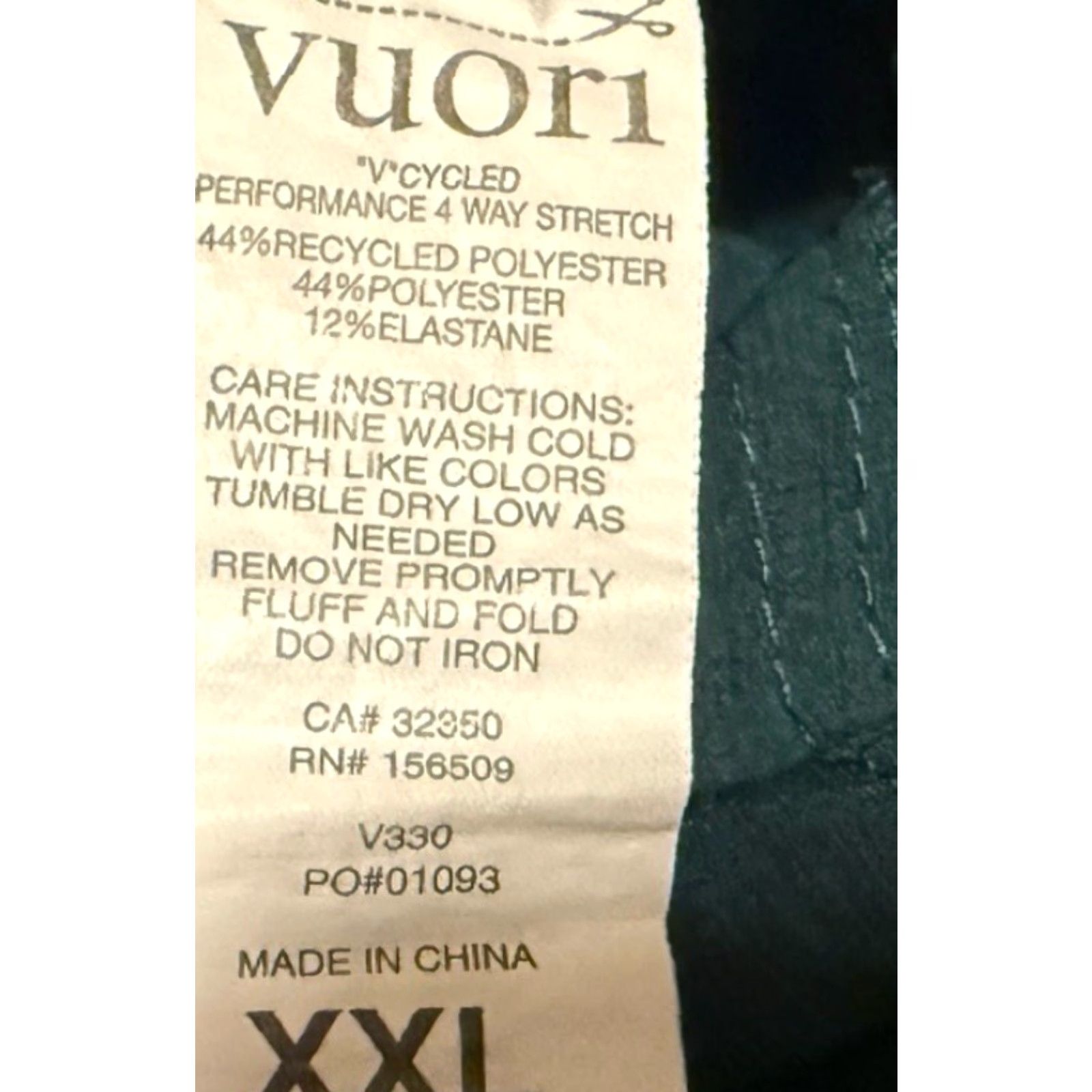 Vuori Vuori Banks Shorts 7.5" Inseam Green XXL Athletic Pockets Drawstring Size US 39 - 5 Thumbnail