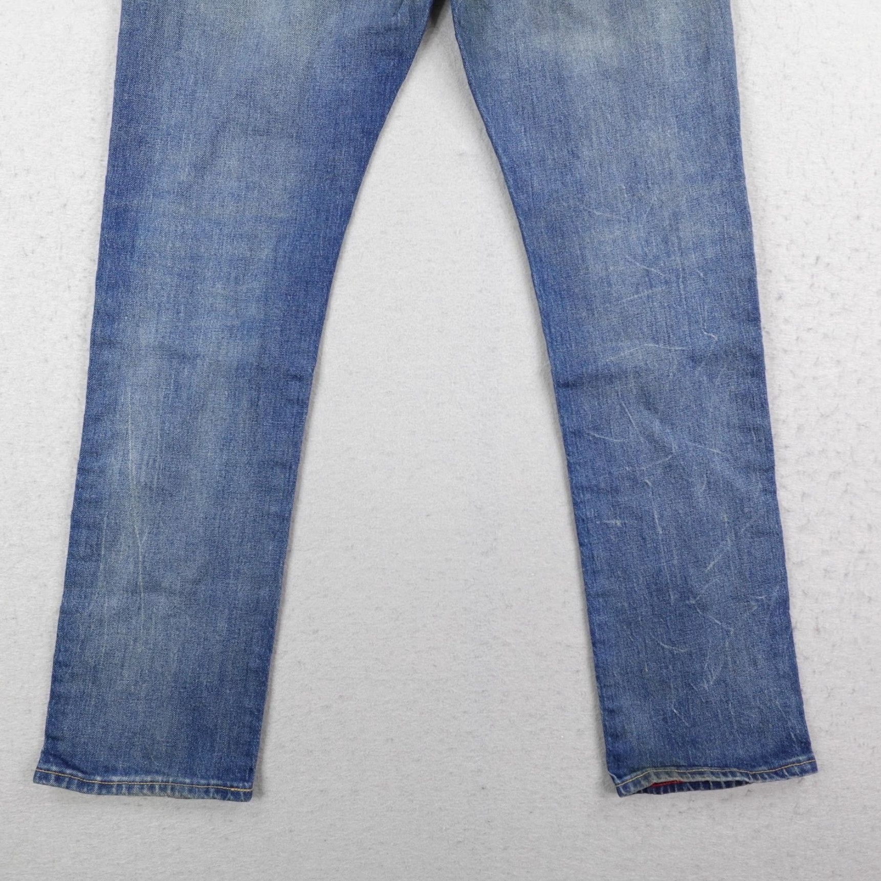 Gap GAP Jeans Mens Slim Fit Straight 30x32 Blue Cone Denim Faded Flex Size US 30 / EU 46 - 6 Thumbnail