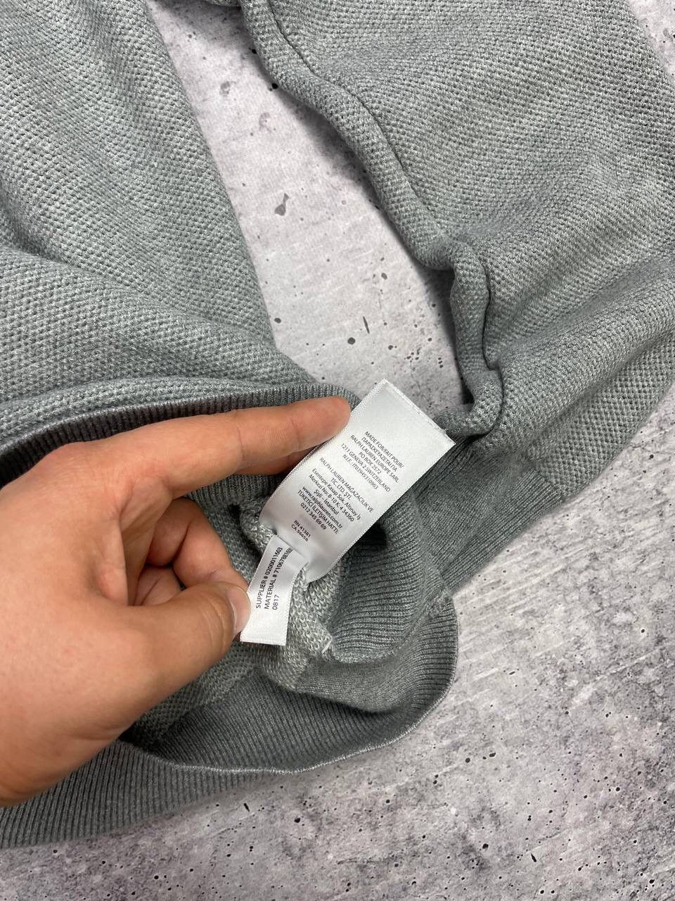Polo Ralph Lauren × Vintage Vintage Polo Ralph Lauren Grey Logo Y2K Style Casual Sweater Size US M / EU 48-50 / 2 - 7 Thumbnail
