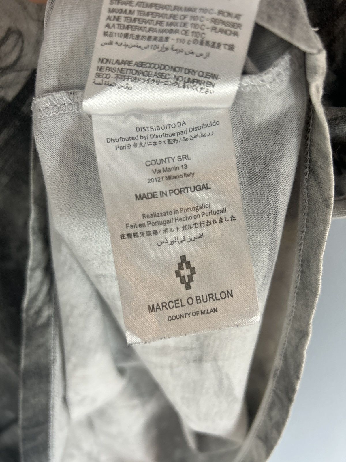 Marcelo Burlon Marcelo Burlon County of Milan Smoke Tee Size US M / EU 48-50 / 2 - 6 Thumbnail