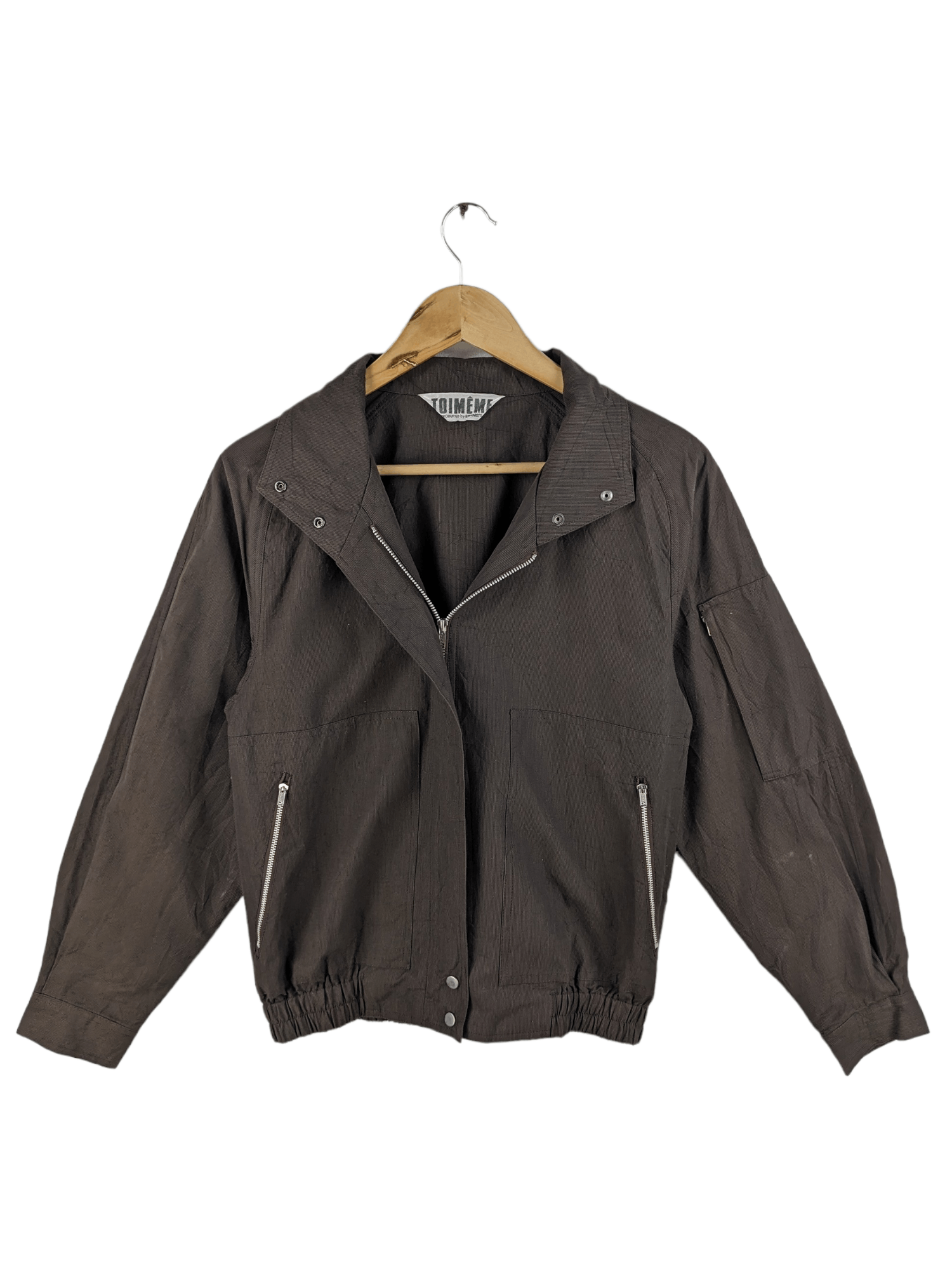 If Six Was Nine × Japanese Brand × Vintage Vintage Casual Jacket Women Travis Style Dark Brown Size M / US 6-8 / IT 42-44 - 1 Thumbnail
