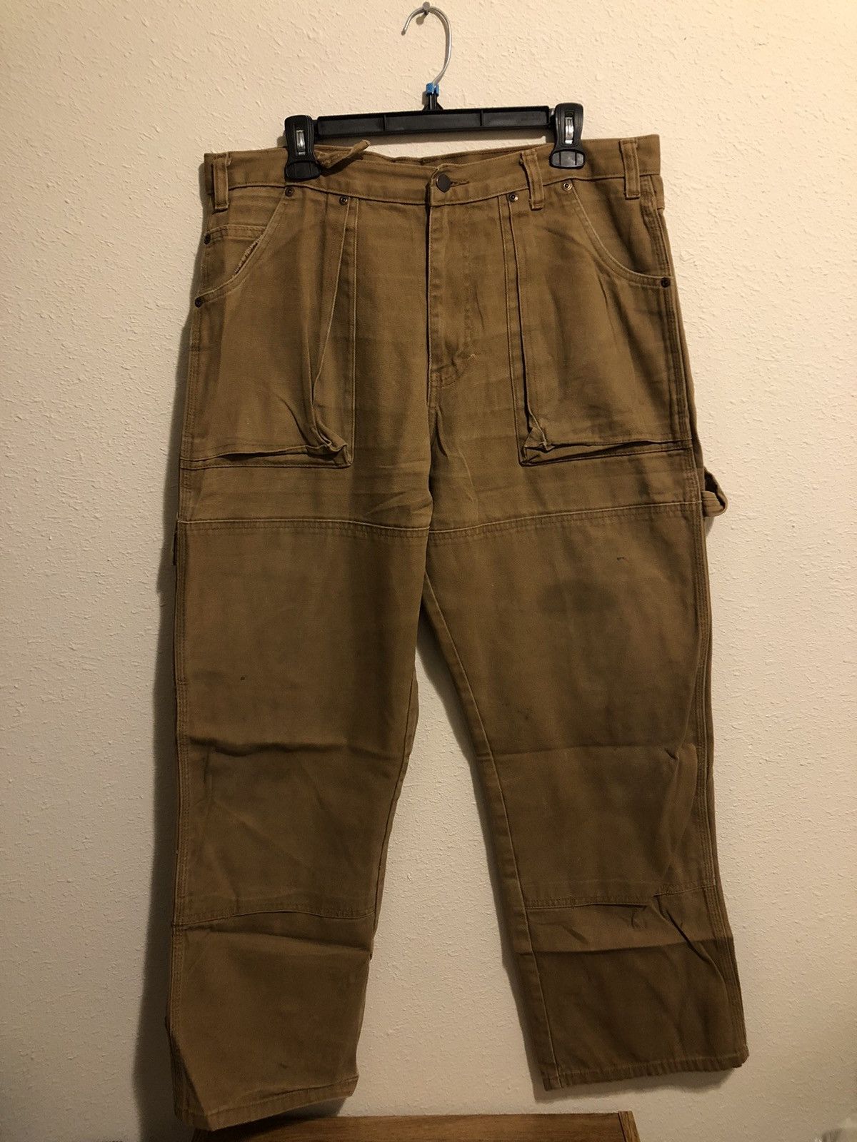 Dickies × Vintage Vintage Dickies Faded Baggy Double Knee Carpenter Jeans Size US 36 / EU 52 - 1 Thumbnail