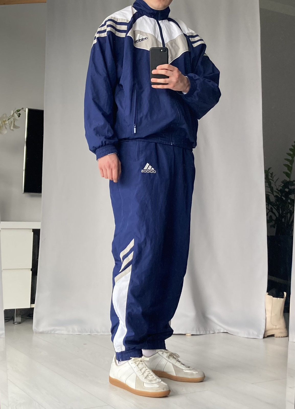 Adidas Vintage Adidas Tracksuit Set Track Jacket Pants Nylon 80 ...