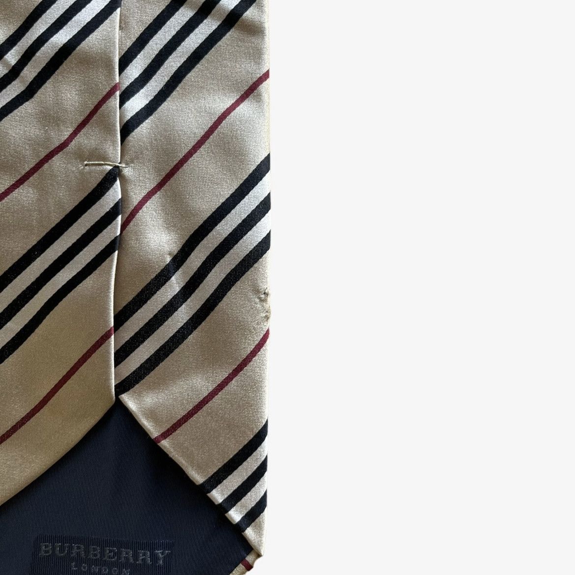 Burberry Vintage Y2K Burberry Nova Check Silk Tie Size ONE SIZE - 5 Thumbnail