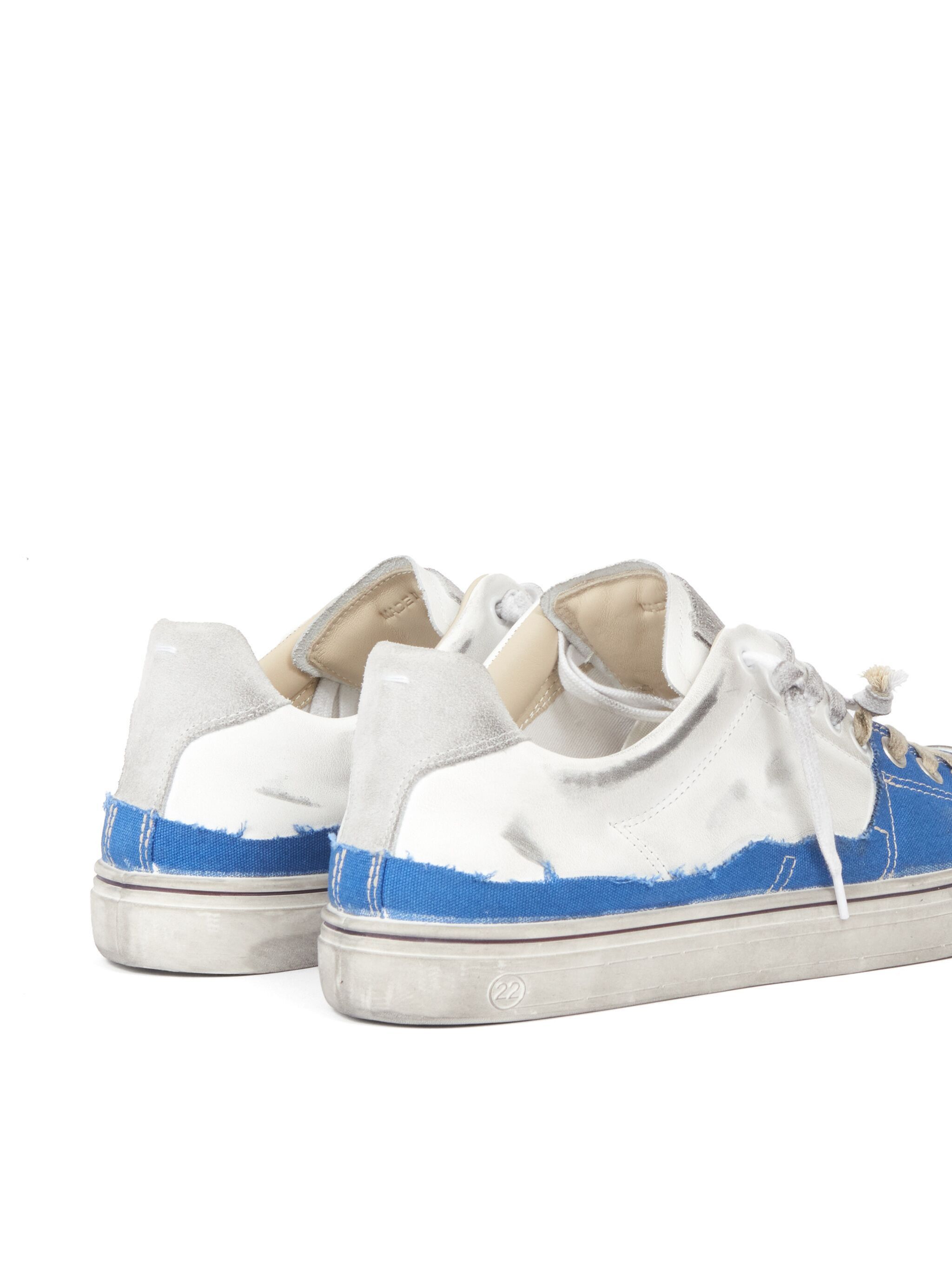 Maison Margiela o1w1db10125 New Evolution Layered Sneakers in Blue/White Size US 8 / EU 41 - 4 Thumbnail