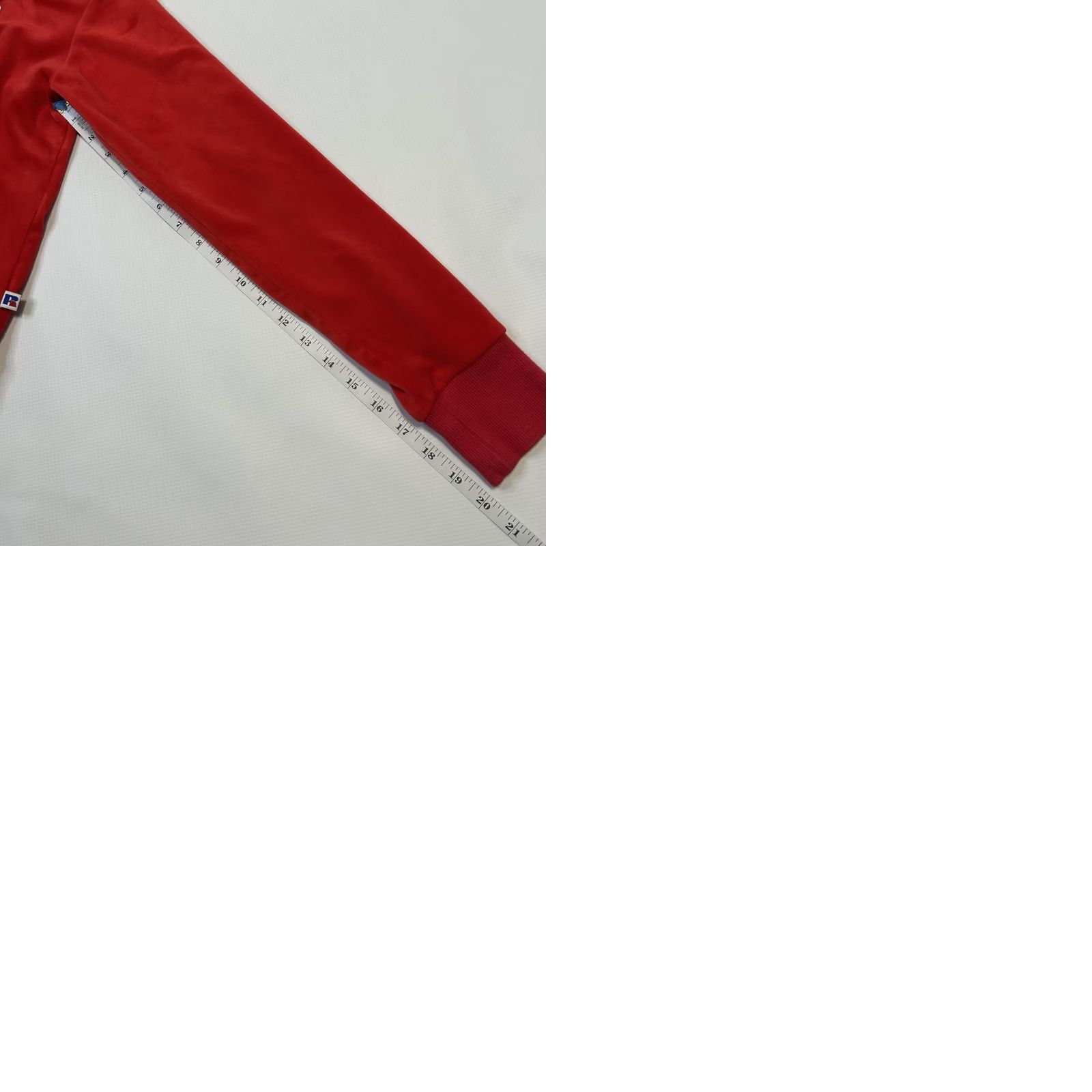 Russell Athletic VINTAGE? No. Russell Athletic Hoodie Womens XS Velour Pullover Kangaroo Pocket Extra Small Size XS / US 0-2 / IT 36-38 - 9 Thumbnail