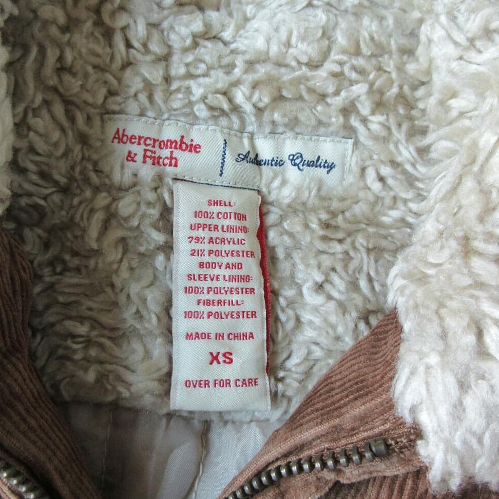 Abercrombie & Fitch Abercrombie and fitch Sherpa brown corduroy jacket Size US M / EU 48-50 / 2 - 2 Thumbnail