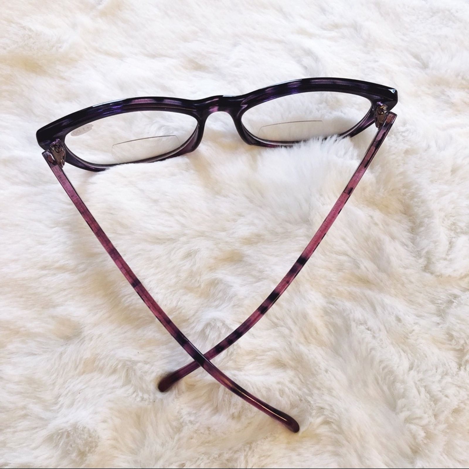 Other Bailey Purple Cat Eye Bi-Focal Reader Glasses Size ONE SIZE - 9 Thumbnail