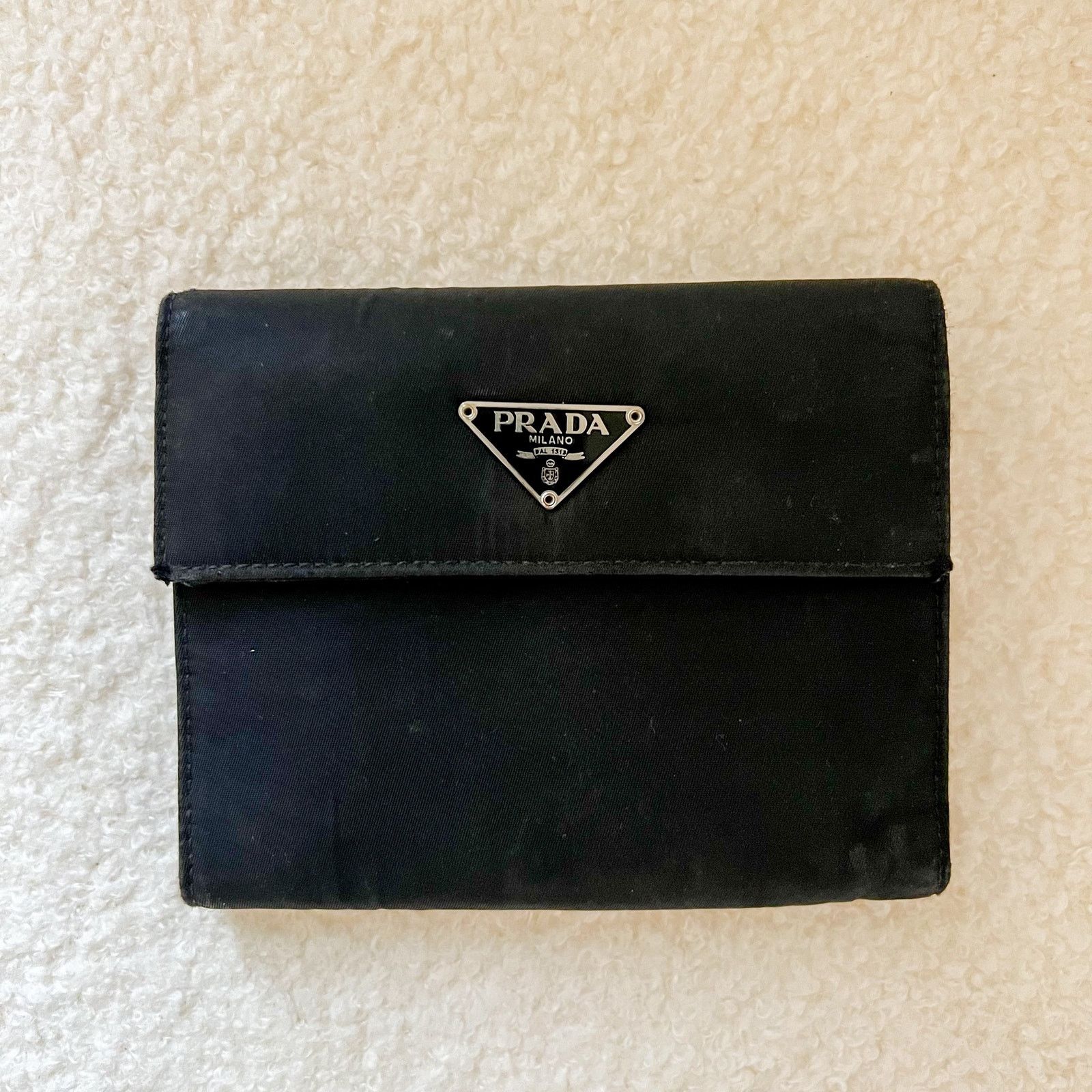 Prada PRADA Black Nylon and Leather Wallet Size ONE SIZE - 1 Thumbnail